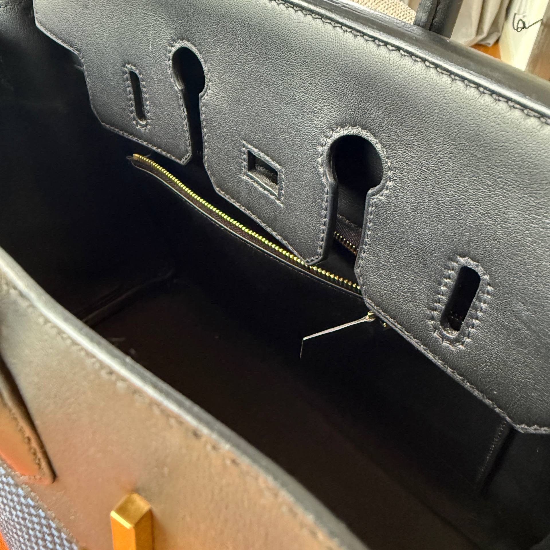 Hermès Birkin 25 Toile Quadrille - 4