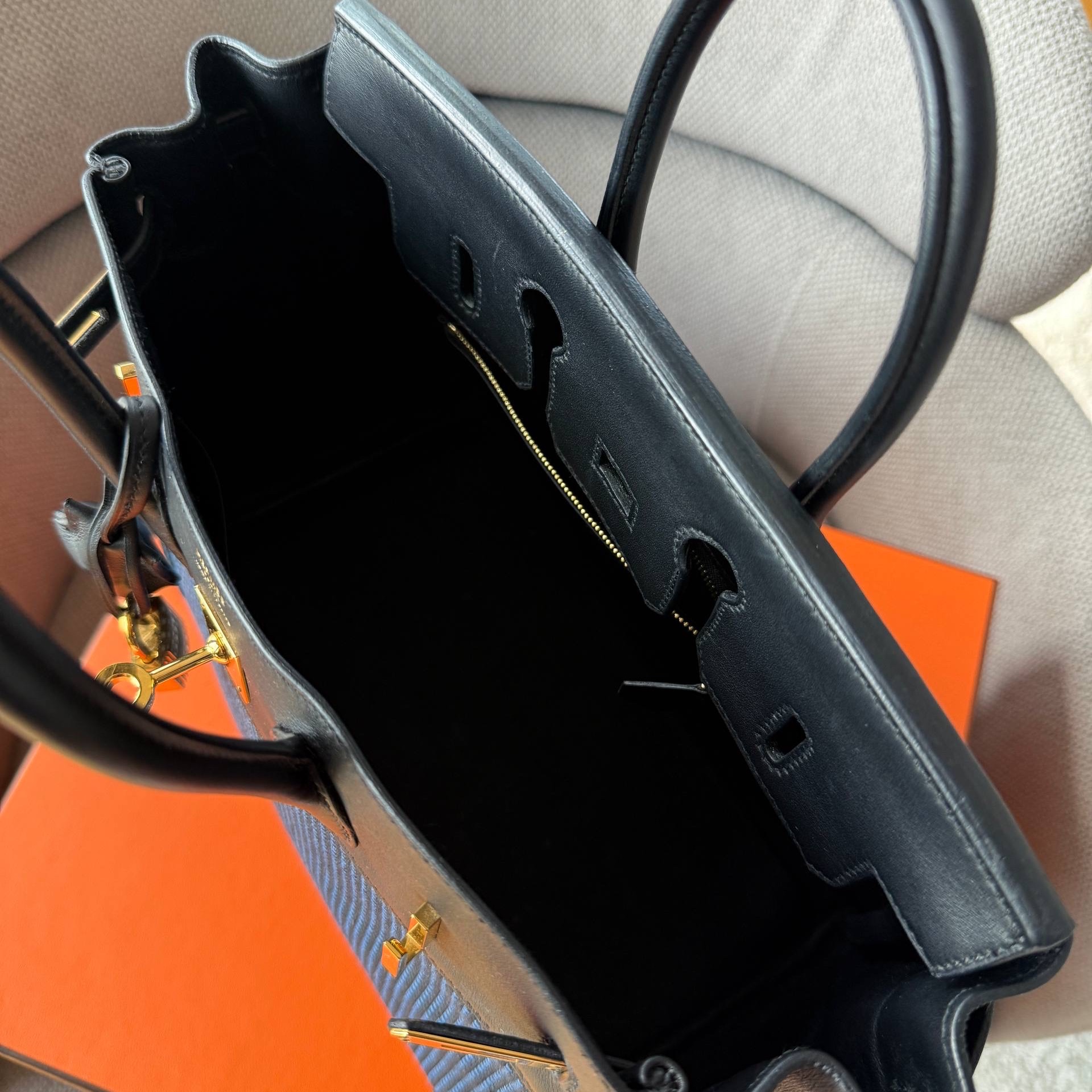 Hermès Birkin 25 Toile Quadrille - 5