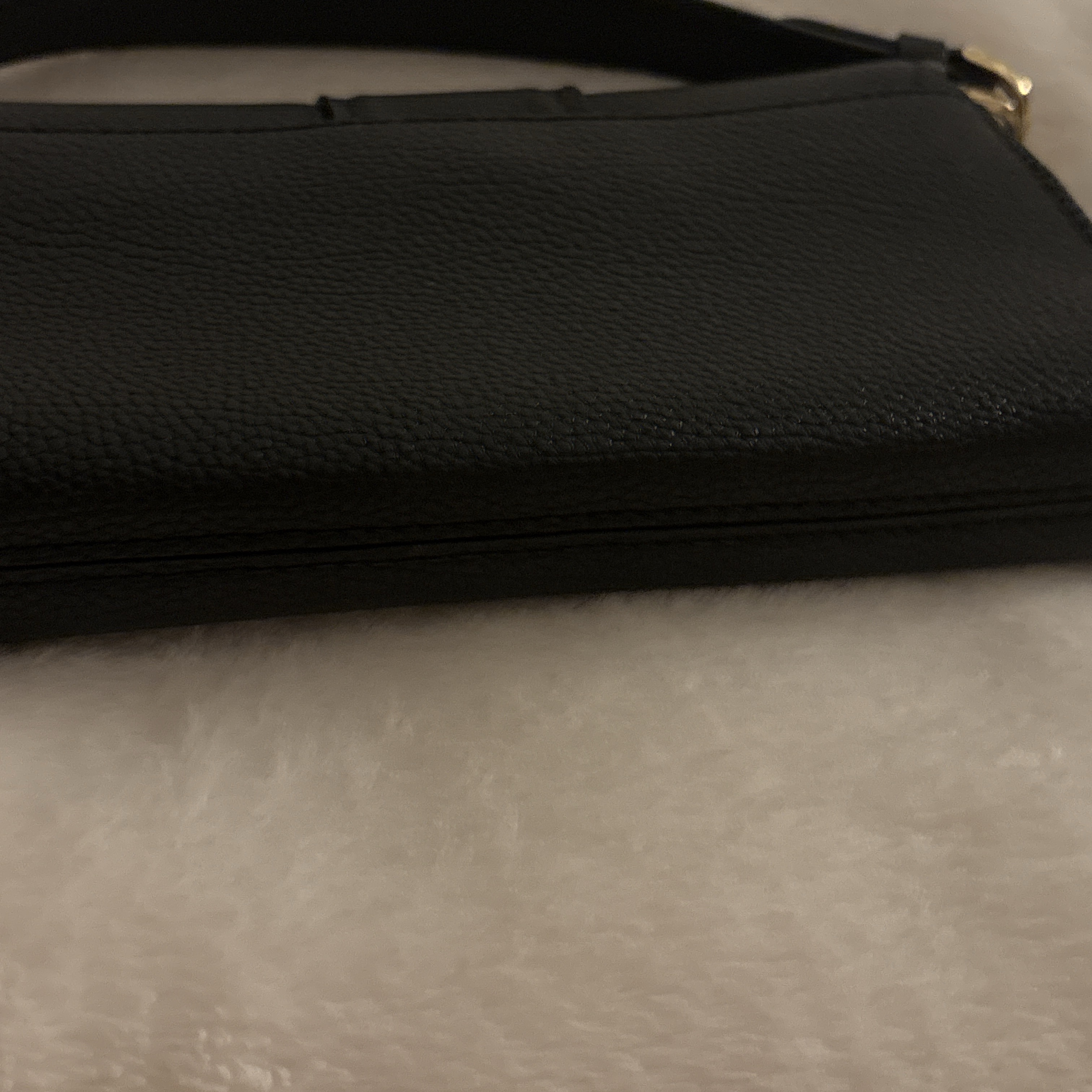 Ralph Lauren Collection Leather Spencer Shoulder Bag Black Polyester Very good condition - Inside View