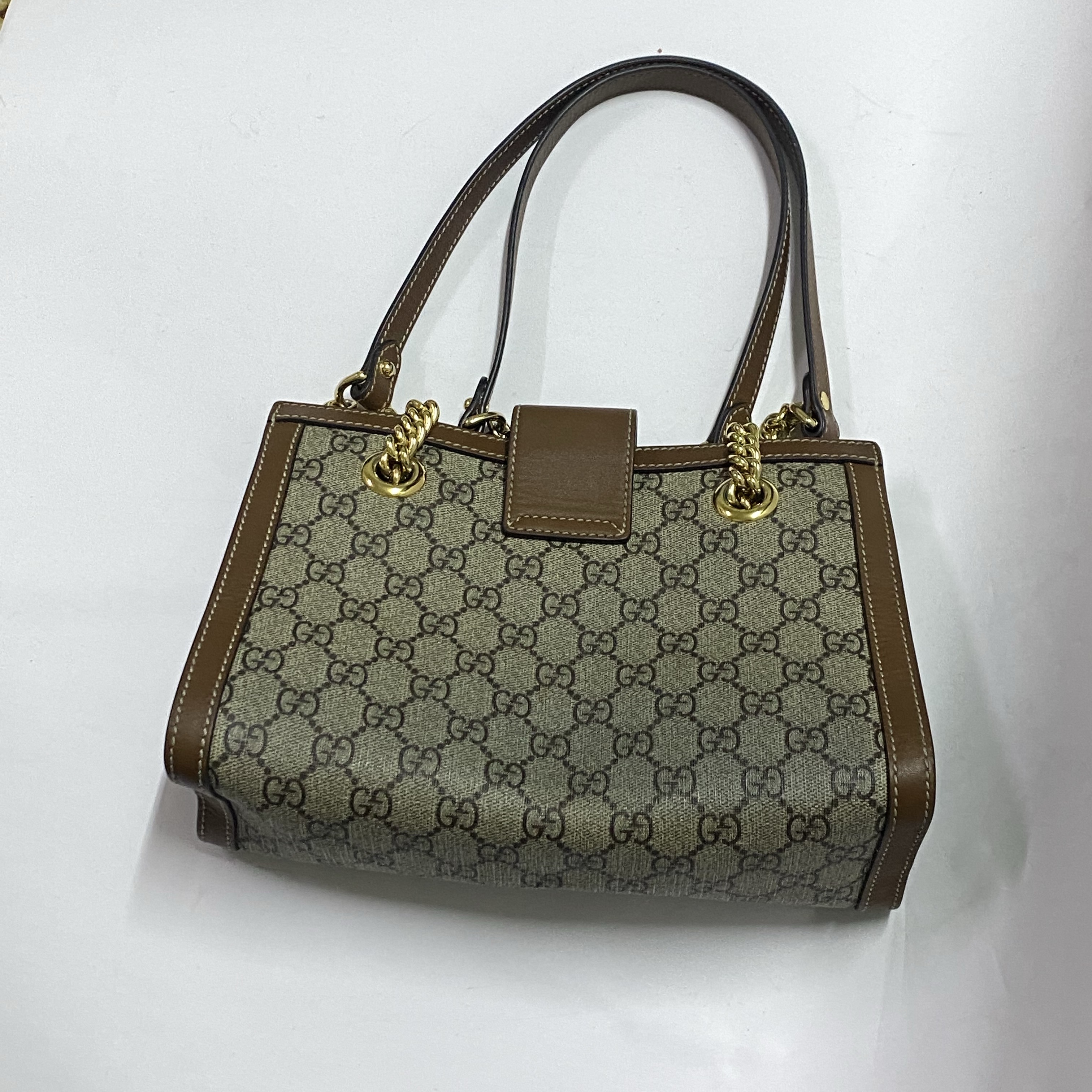 Gucci Supreme Padlock Tote Small MultiColor Good condition - Back View