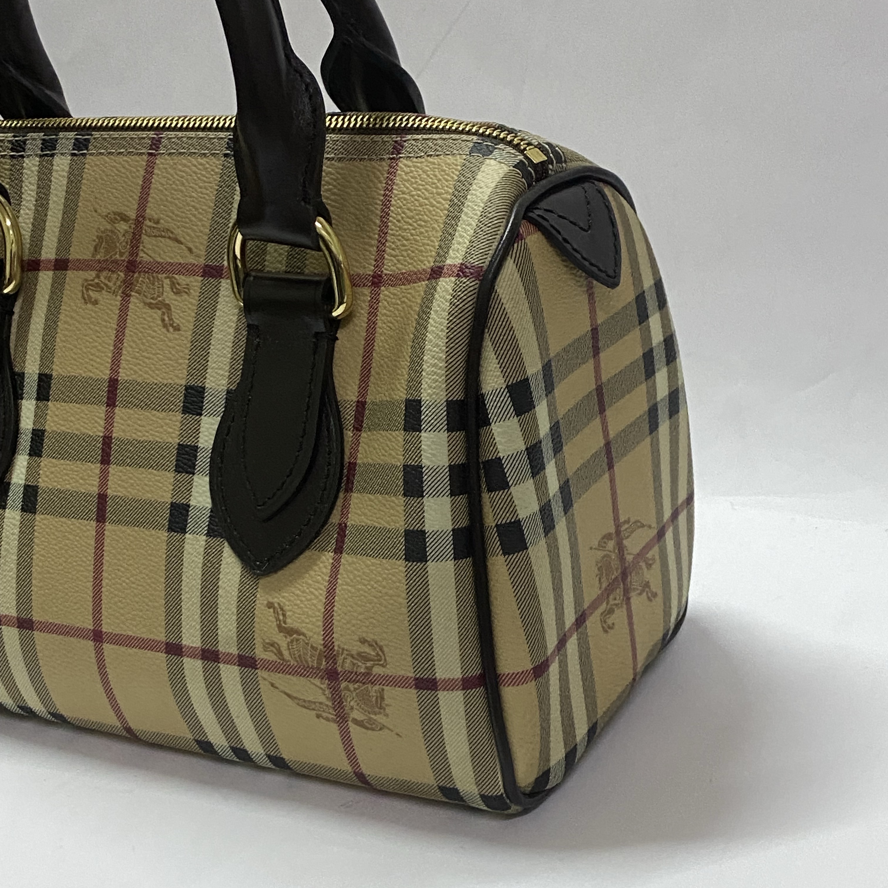 Burberry Check PVC Chester Bowling MultiColor Very good condition - Back View