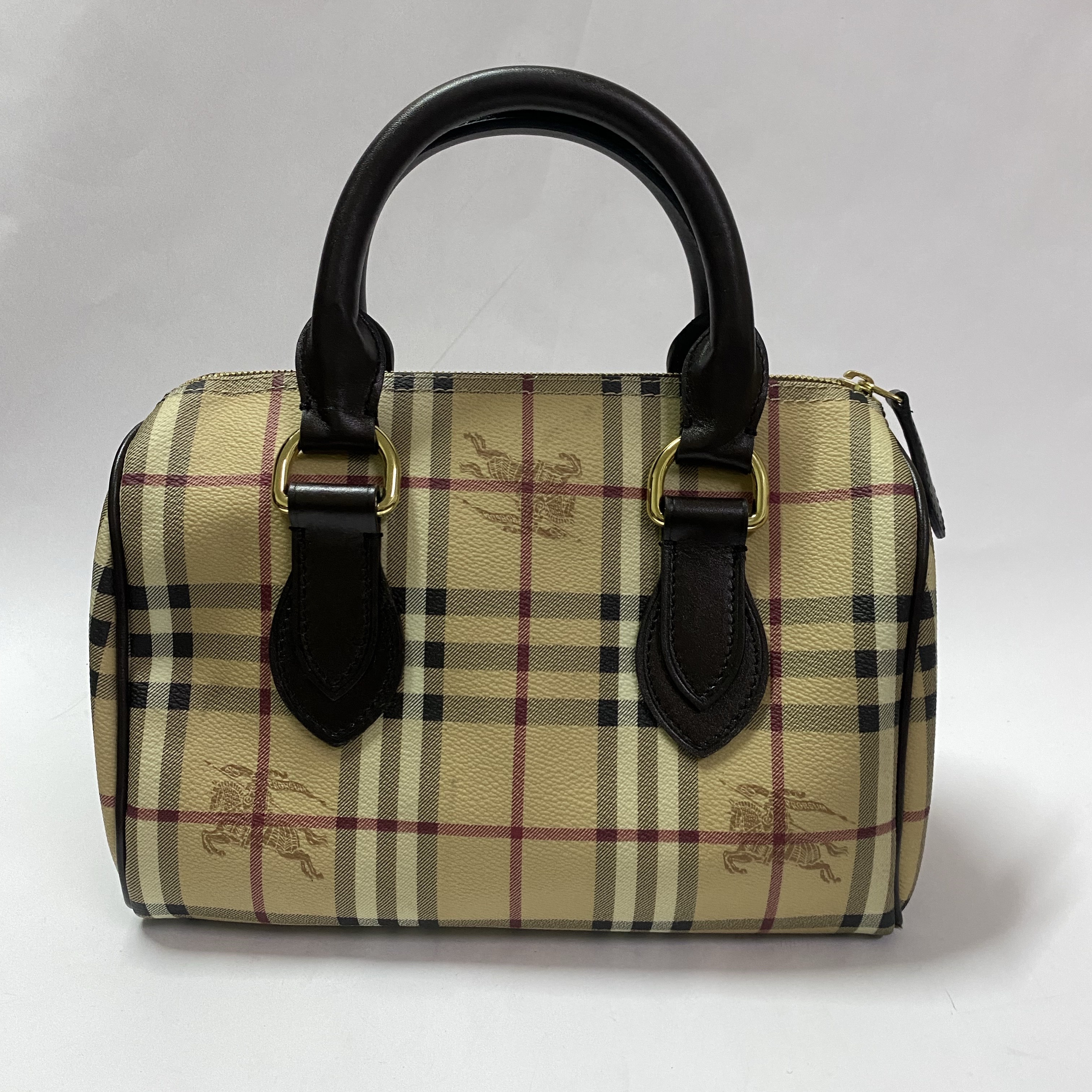 Burberry Check PVC Chester Bowling MultiColor Very good condition - Model View
