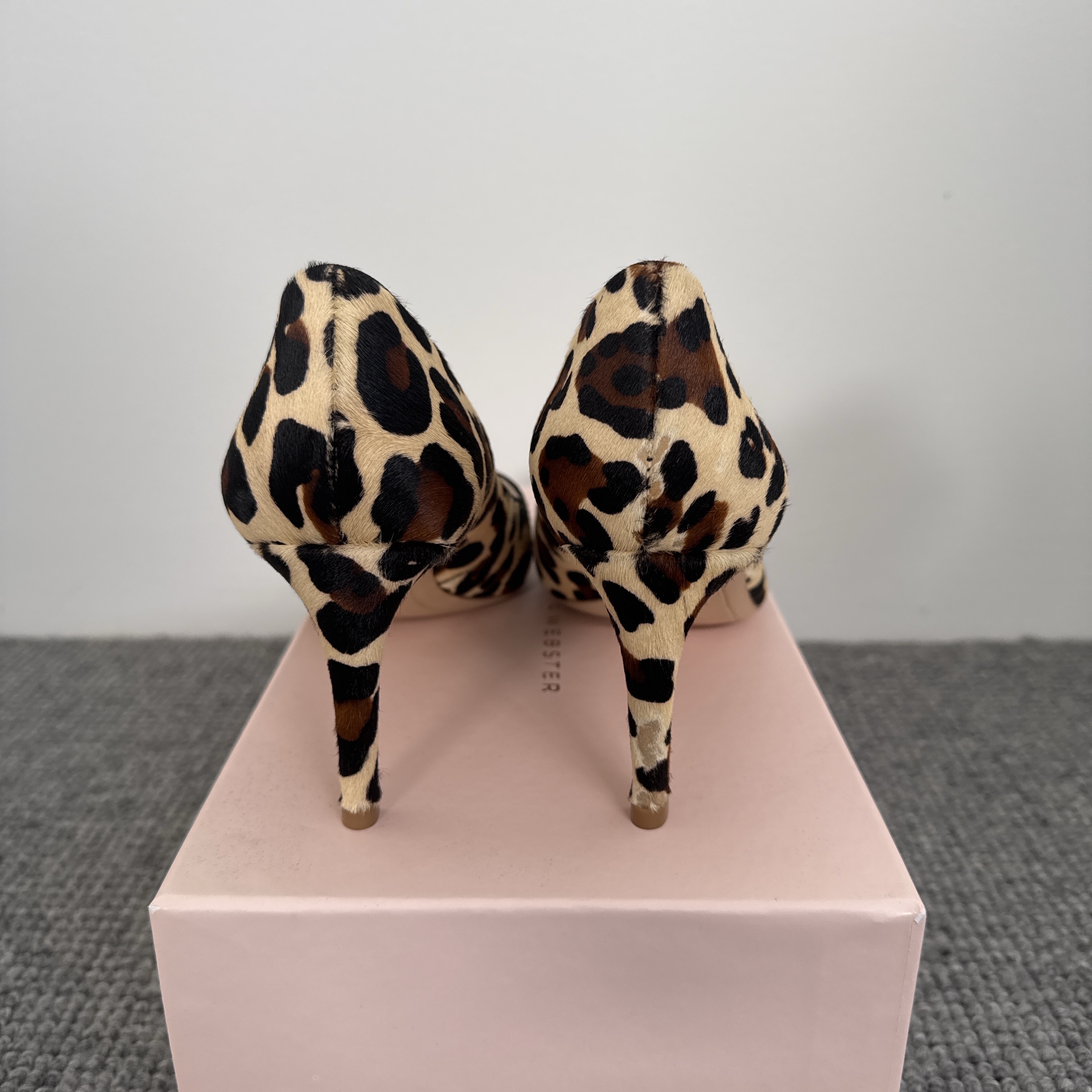 Sophia Webster Mid Pump Shoes Brown Leather Very good condition - Back View