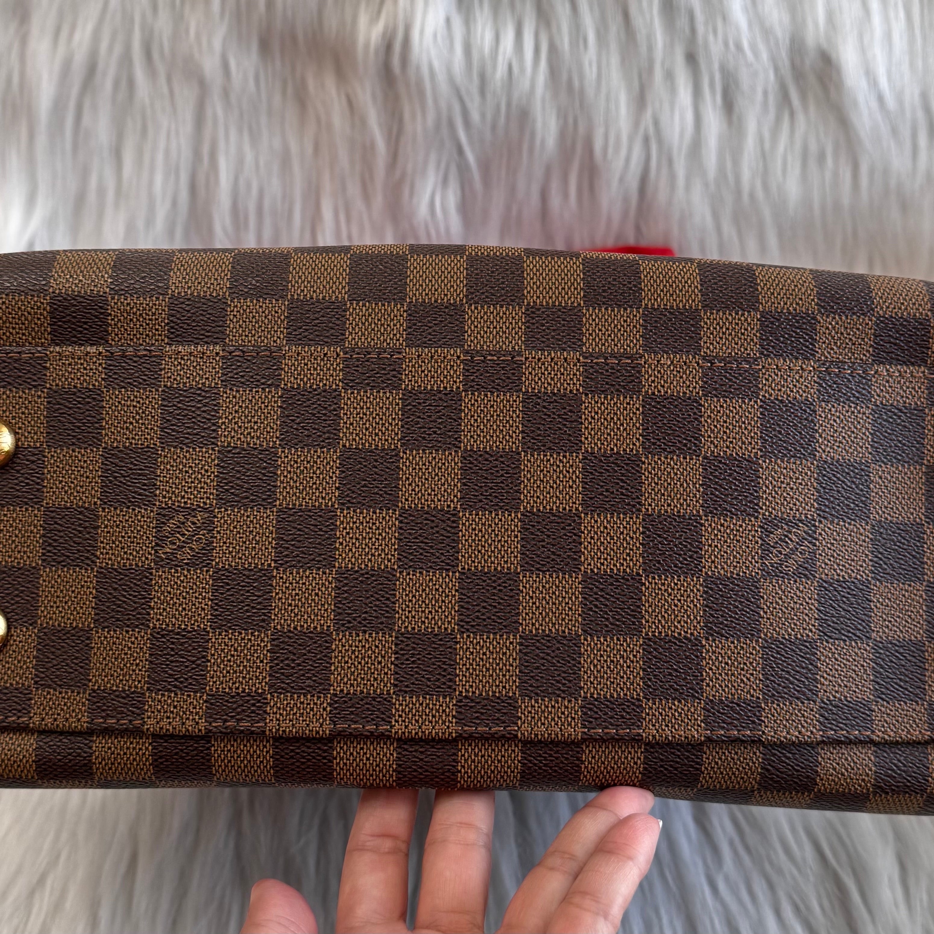 Louis Vuitton Damier Ebene Trevi PM Brown Leather Very good condition - Inside View