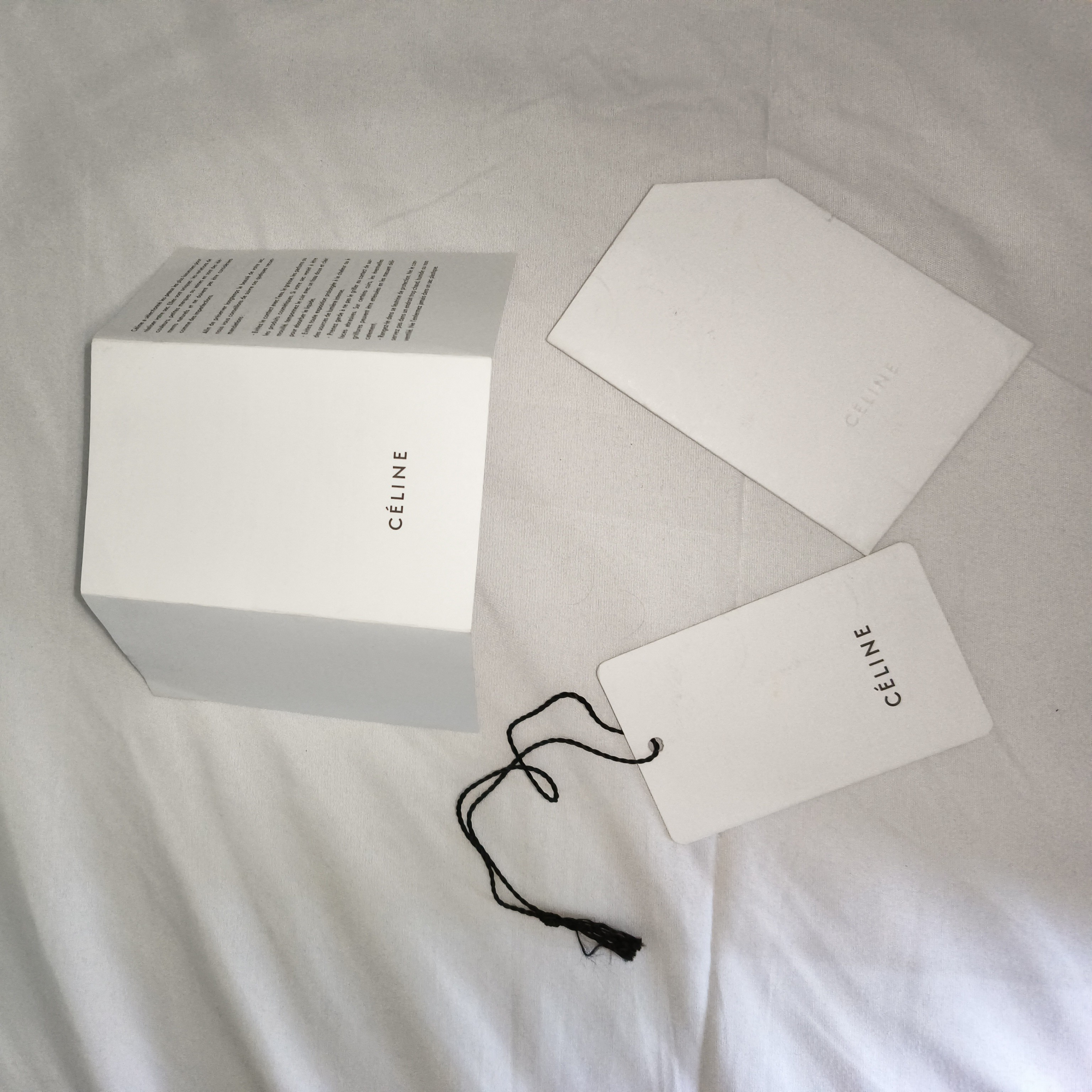 Celine Tricolor Mini Luggage Felt Black Leather Good condition - Box View