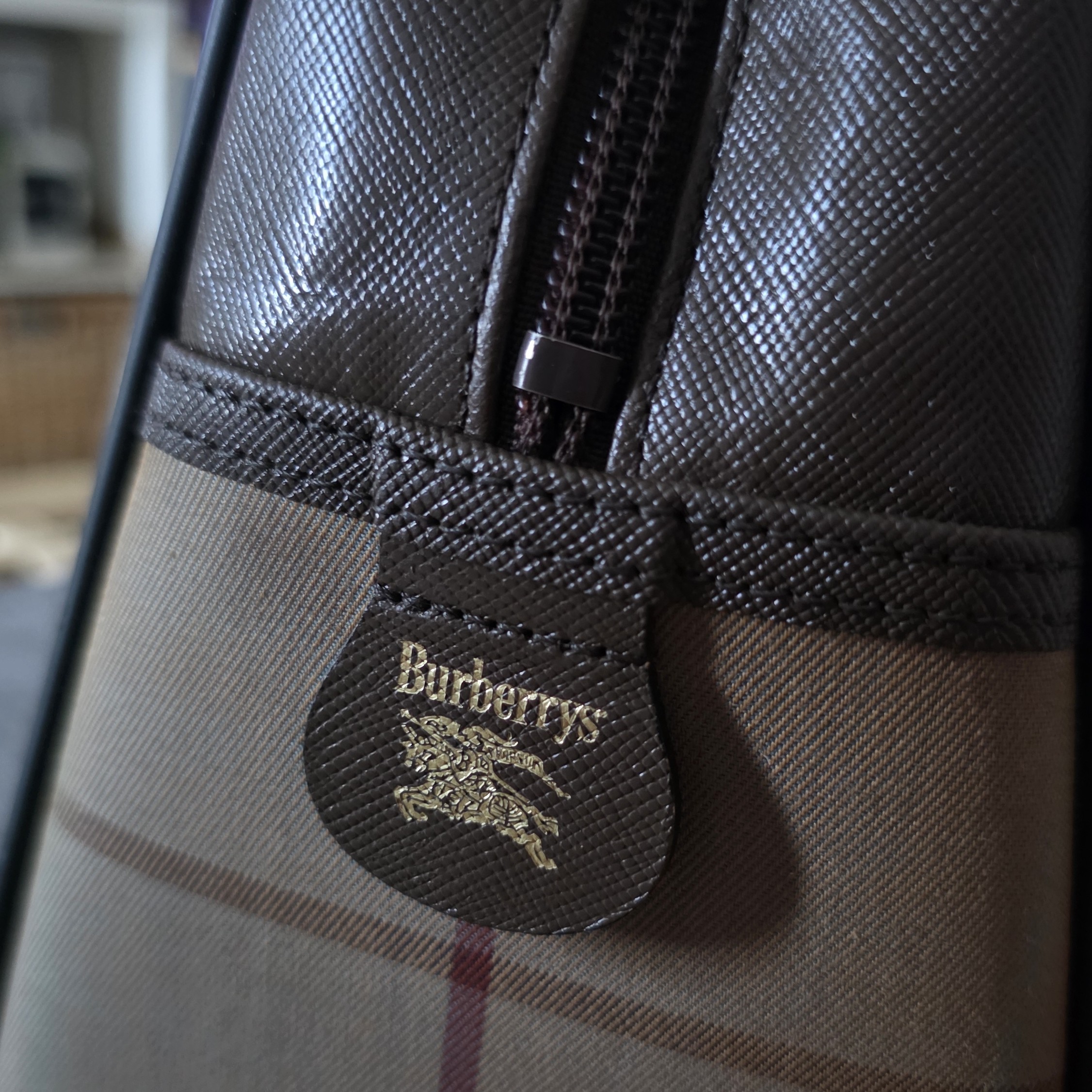 Burberry Burberry Nova Check Boston Brown Canvas Very good condition - Box View