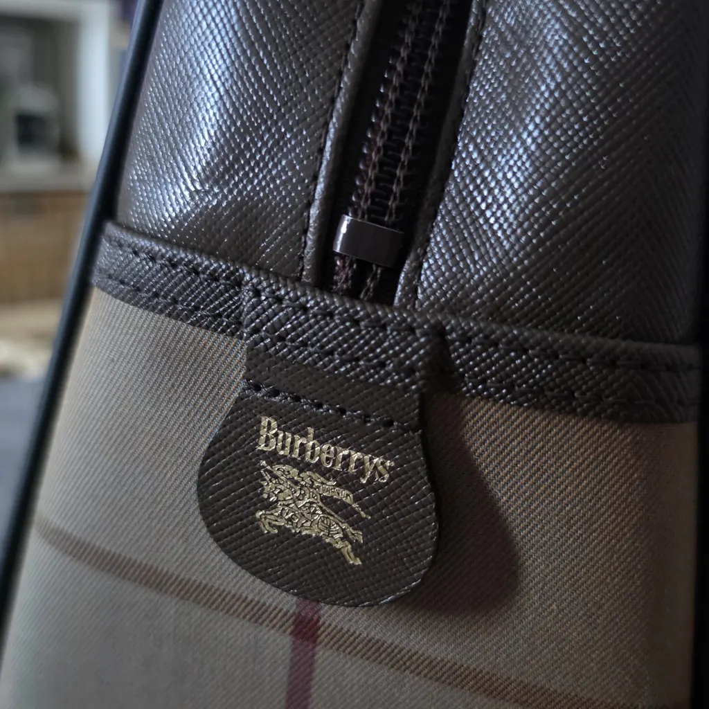 Burberry Burberry Nova Check Boston Brown Canvas Very good - Box View