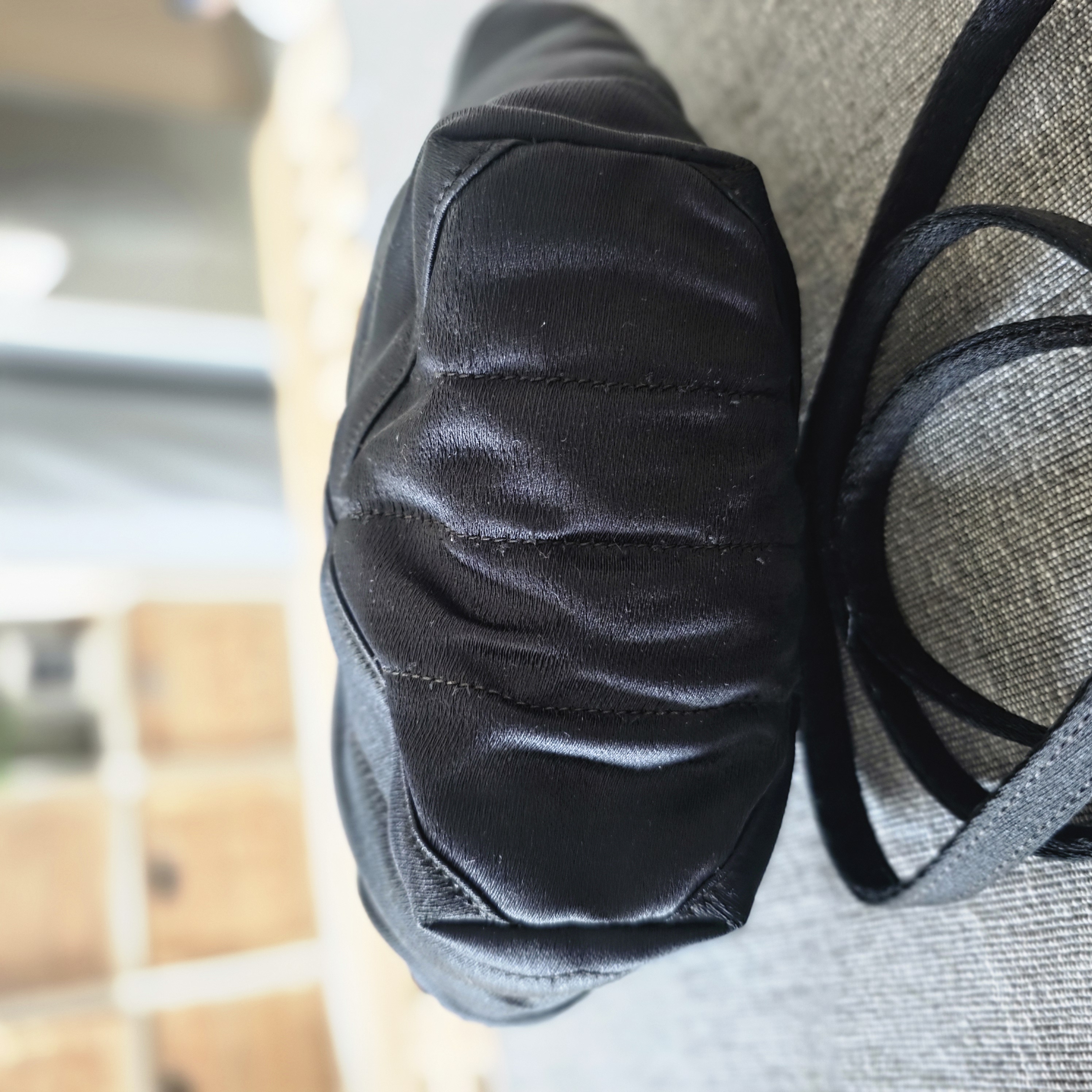 Salvatore Ferragamo Classic Clutch Bag Black Canvas Very good condition - Inside View