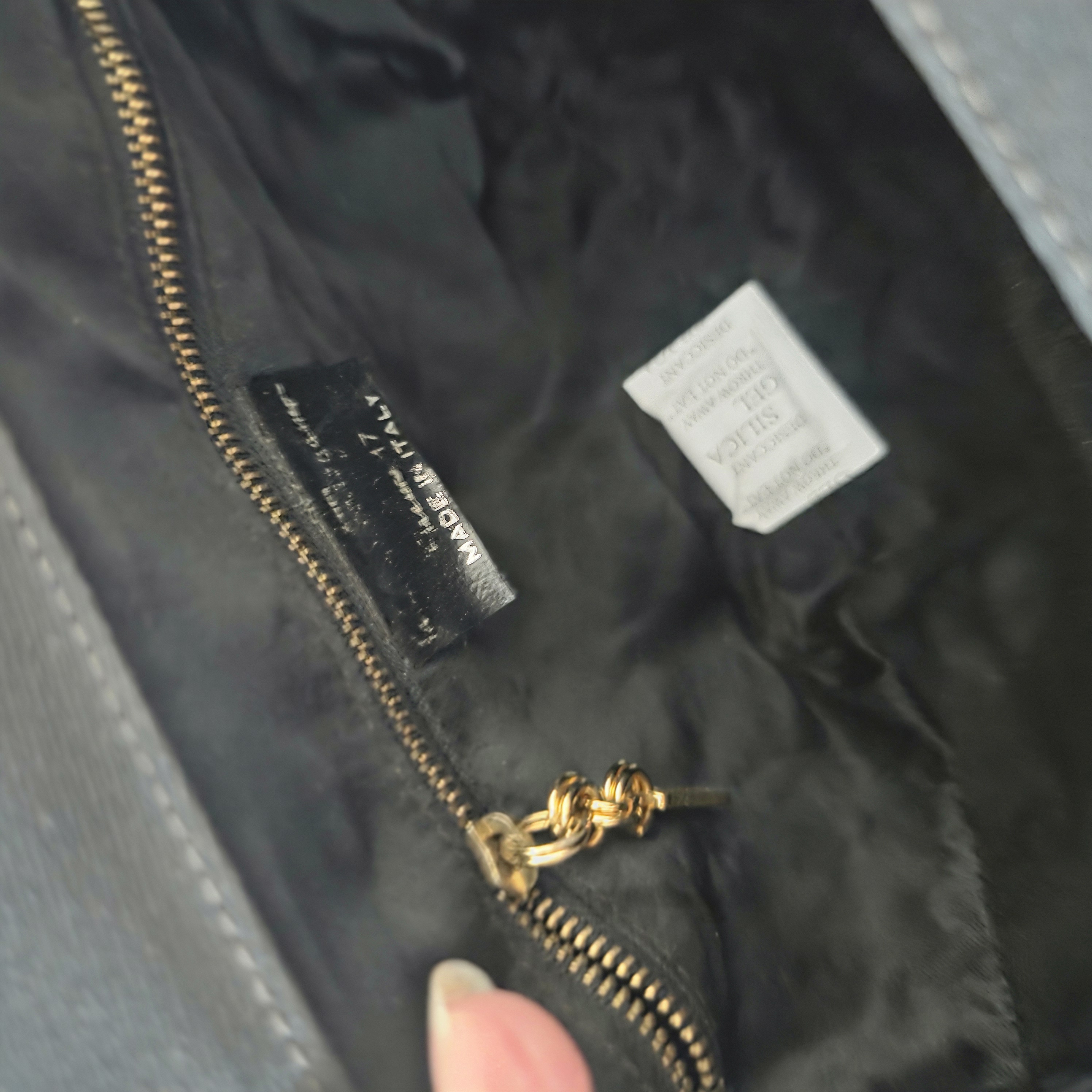 Salvatore Ferragamo Classic Clutch Bag Black Canvas Very good condition - Model View