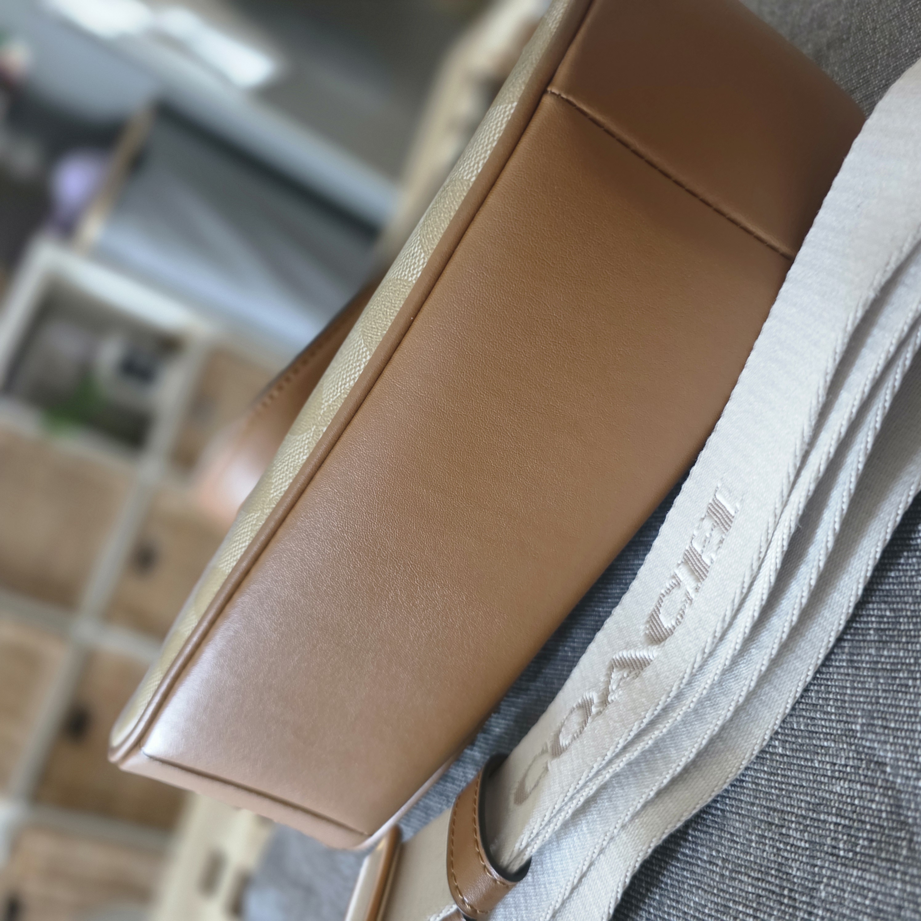 Coach Coach Teri Hobo Bag Beige Good condition - Inside View