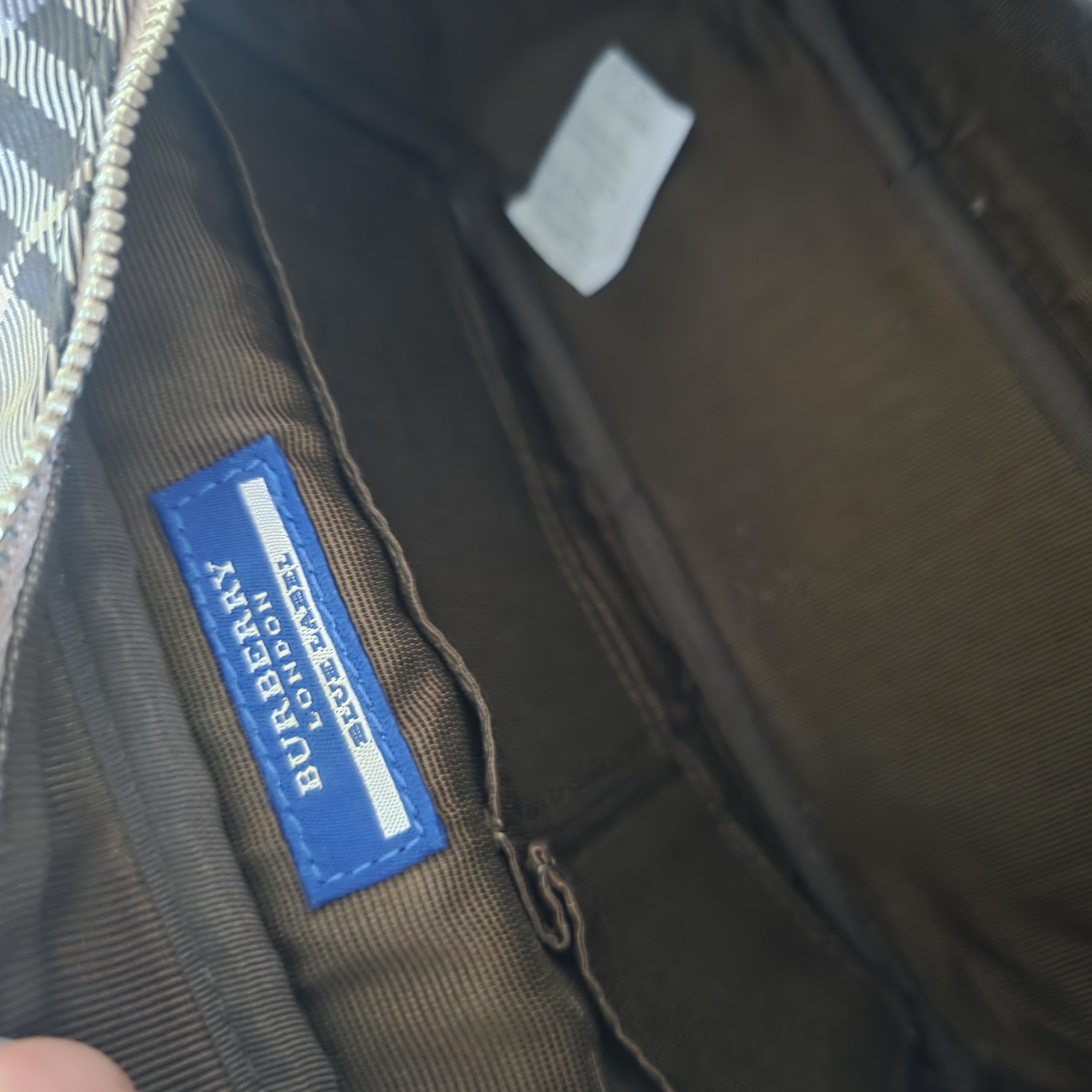 Burberry Burberry Blue Label Nova Burgundy Canvas Very good condition - Model View