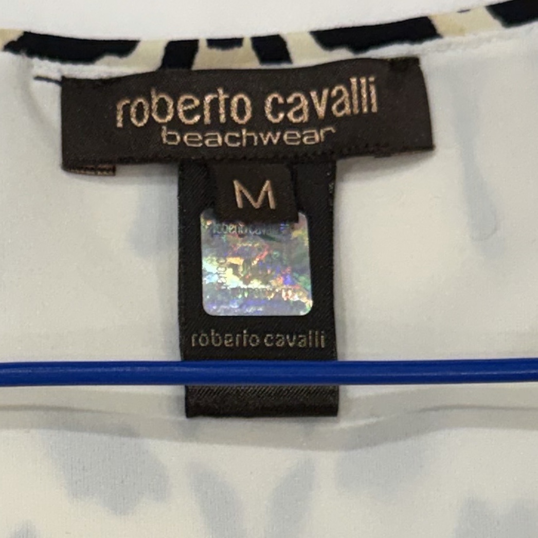 Roberto Cavalli Short Dress MultiColor Polyester Good condition - Model View