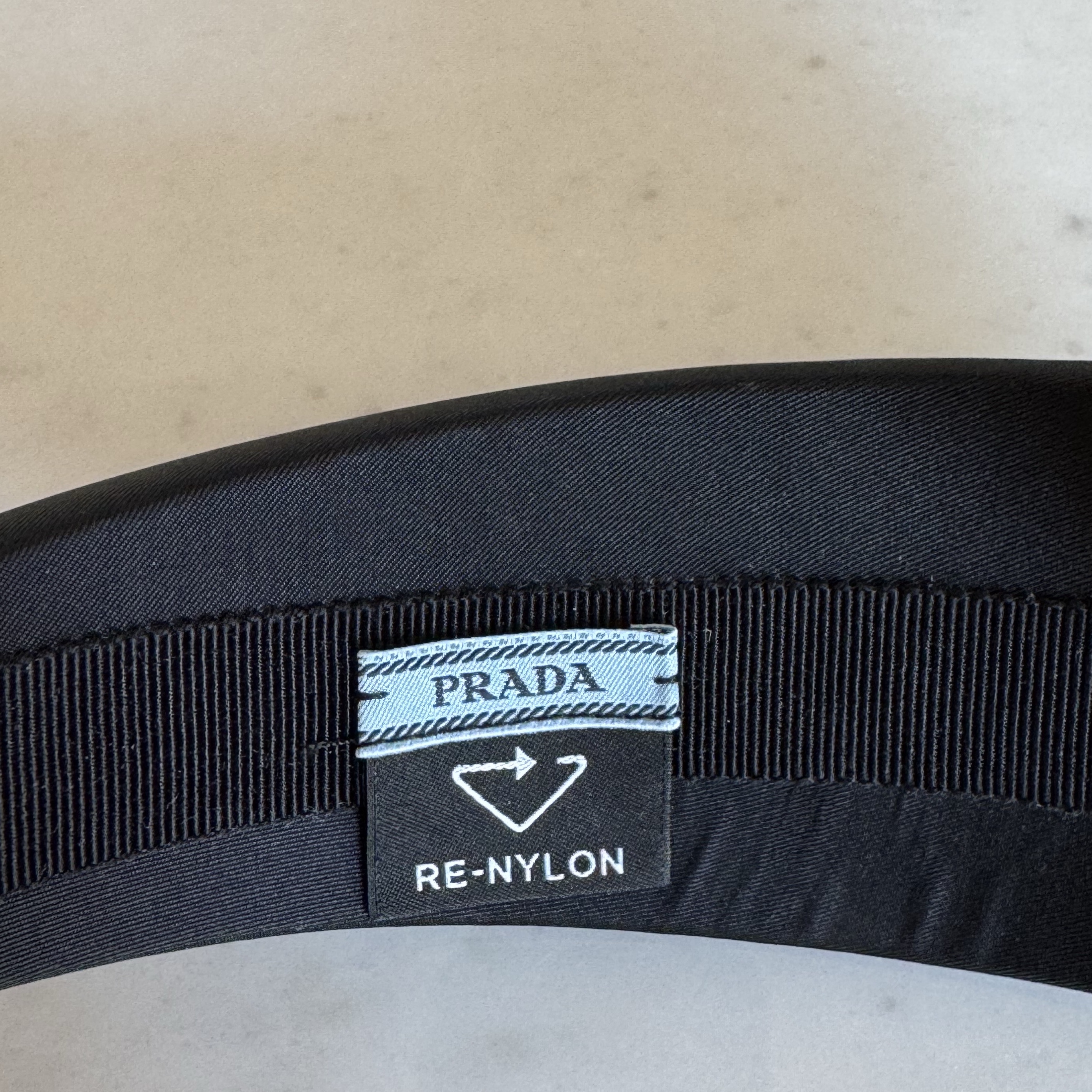 Prada Headband Black Never worn - Inside View