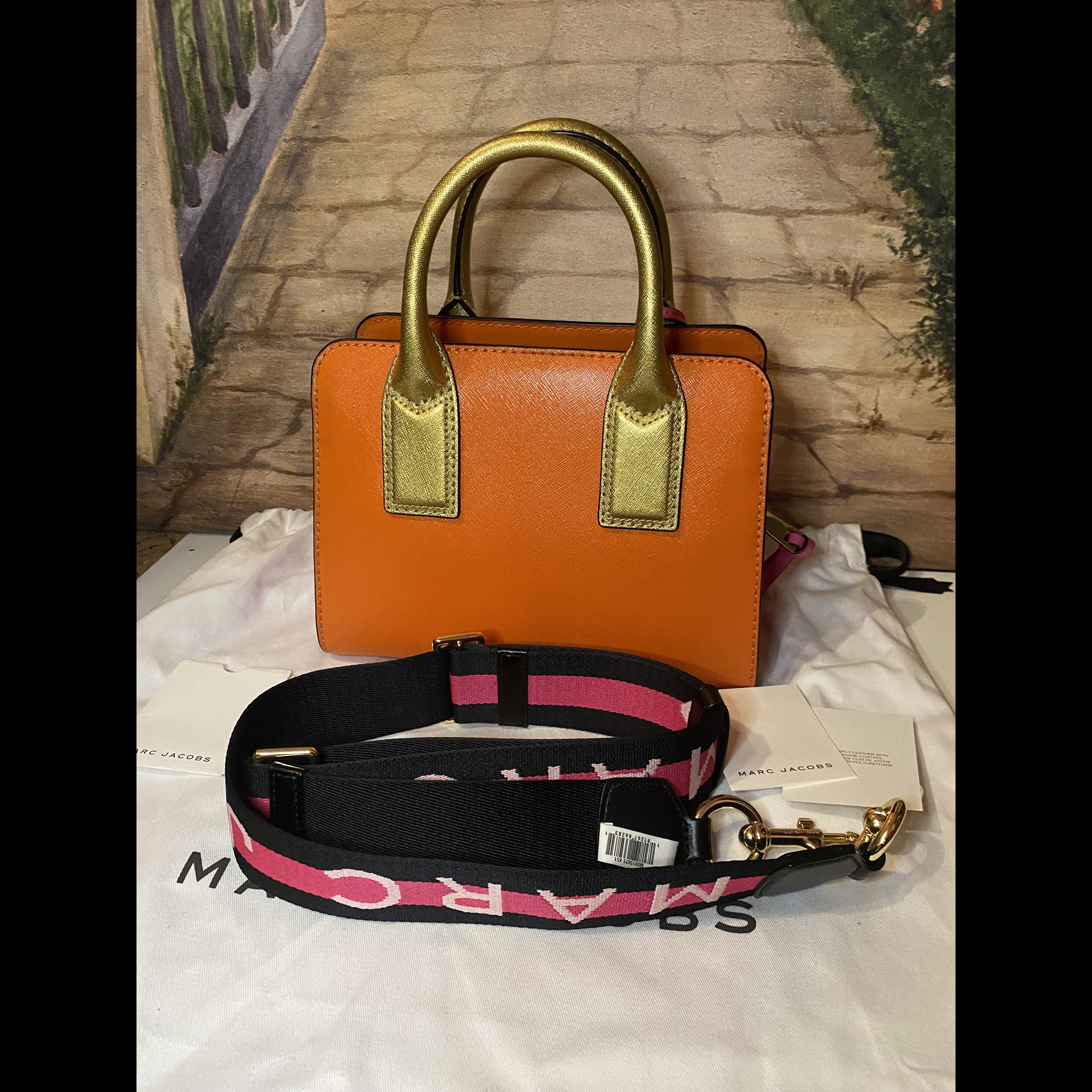 Marc Jacobs Little Big Shot MJ MultiColor Leather Never worn, with tag - Box View