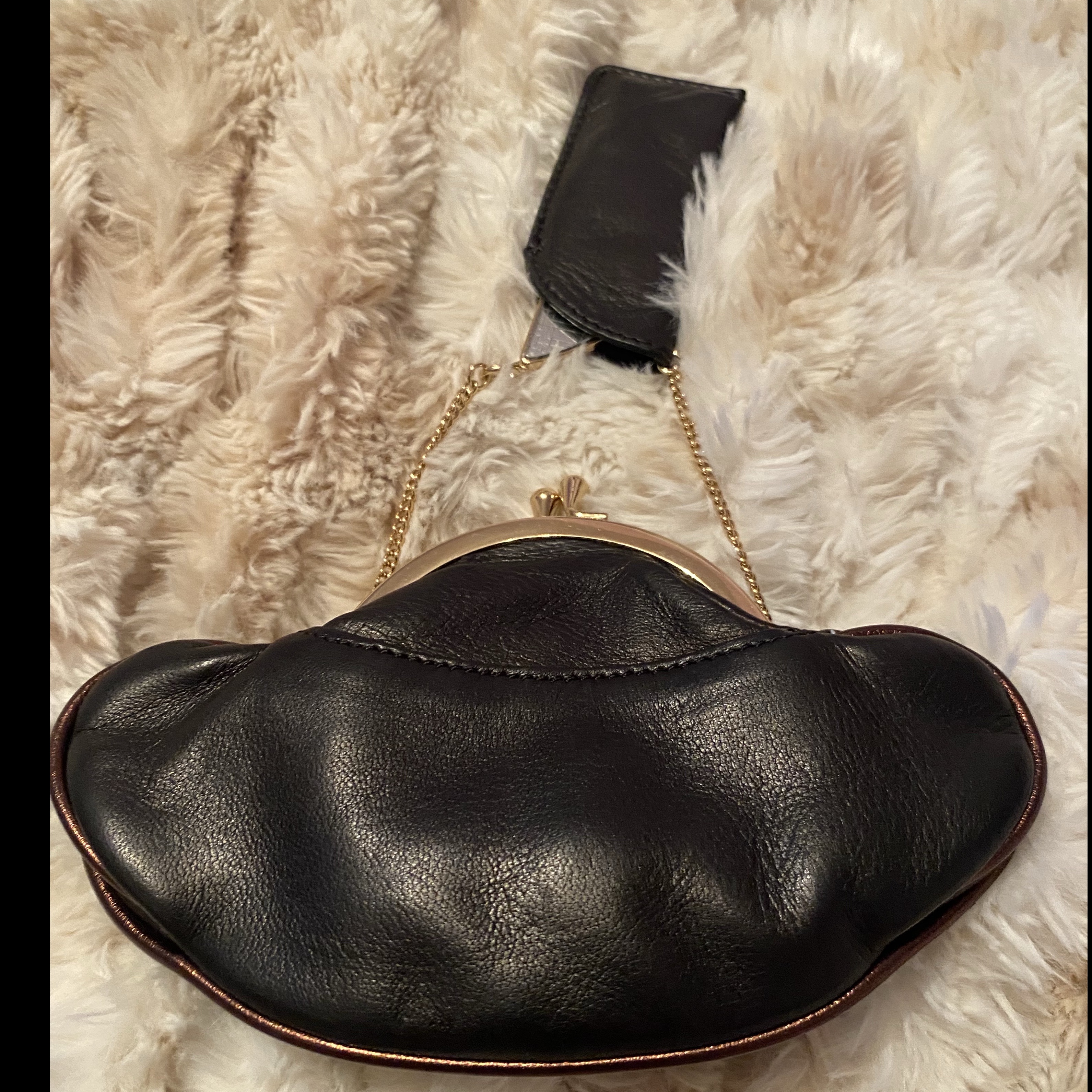 Fendi Vintage Fendi Leather Purse Black Leather Very good condition - Back View