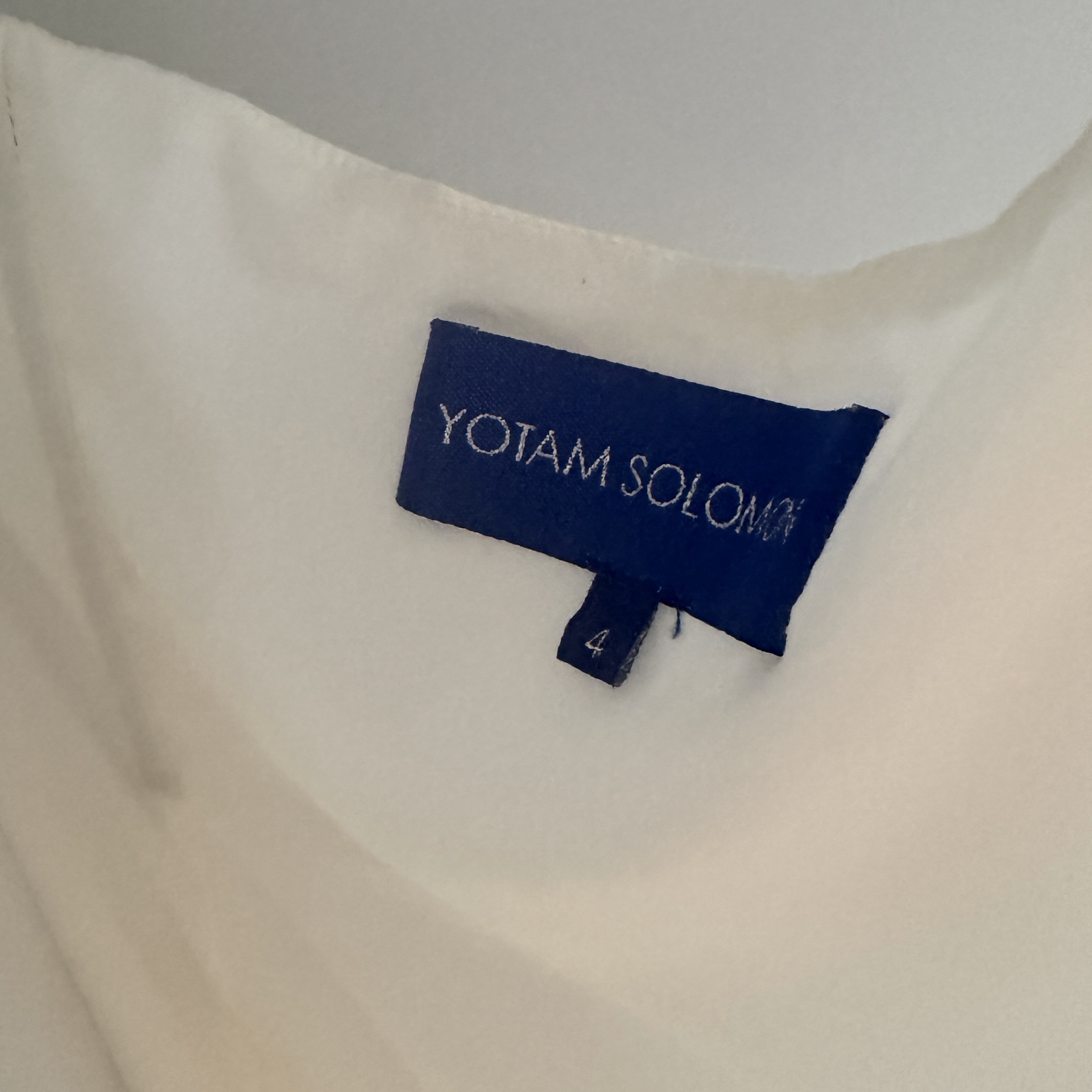 Yotam Solomon Gown - Runway Sample White Silk Good condition - Inside View