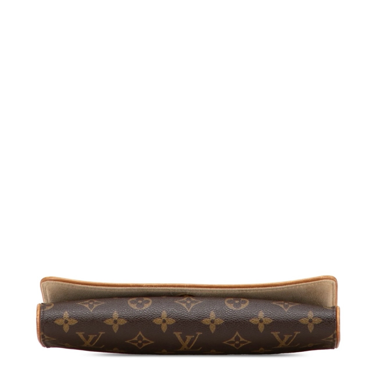 Louis Vuitton Monogram Pochette Brown Leather Very good condition - Inside View