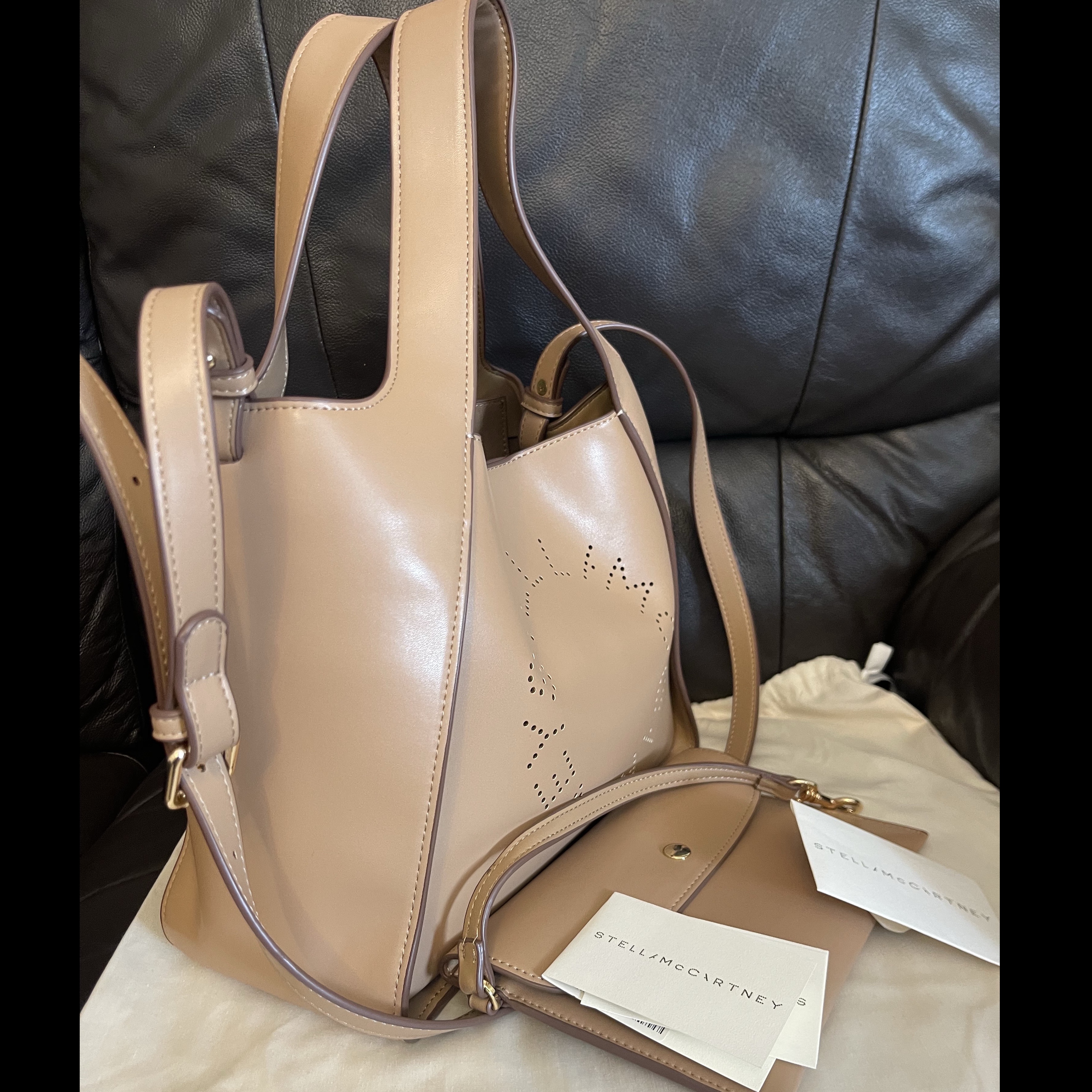 Stella McCartney Stella Logo Beige Polyester Very good condition - Model View