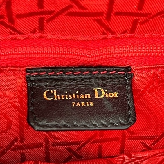 Dior Lady Dior Black Leather Black Leather Good condition - Box View