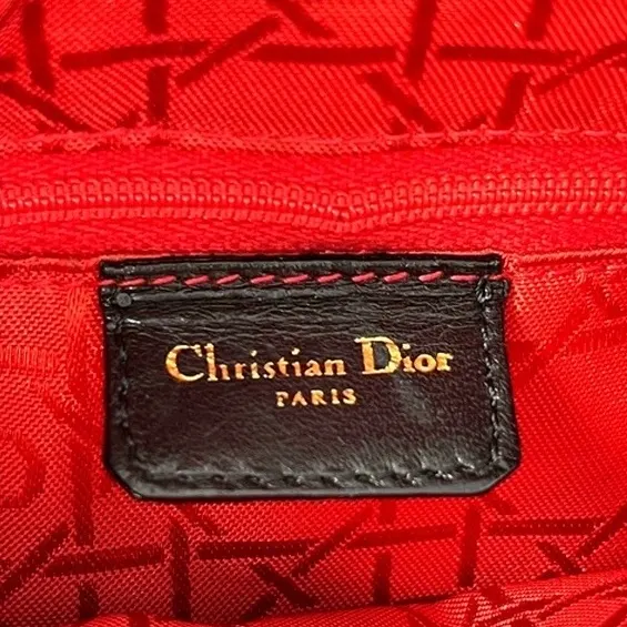 Dior Lady Dior Black Leather Black Leather Good - Box View
