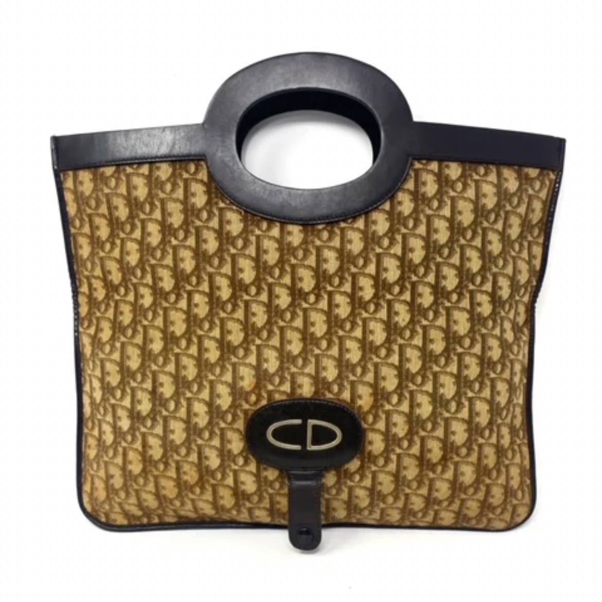 Christian Dior Vintage Monogram Dior Clutch Brown Canvas Good condition - Model View