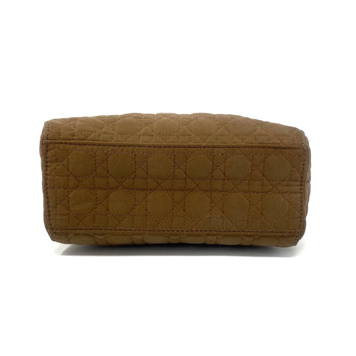 Dior Mini Lady Dior Beige Beige Canvas Good condition - Inside View