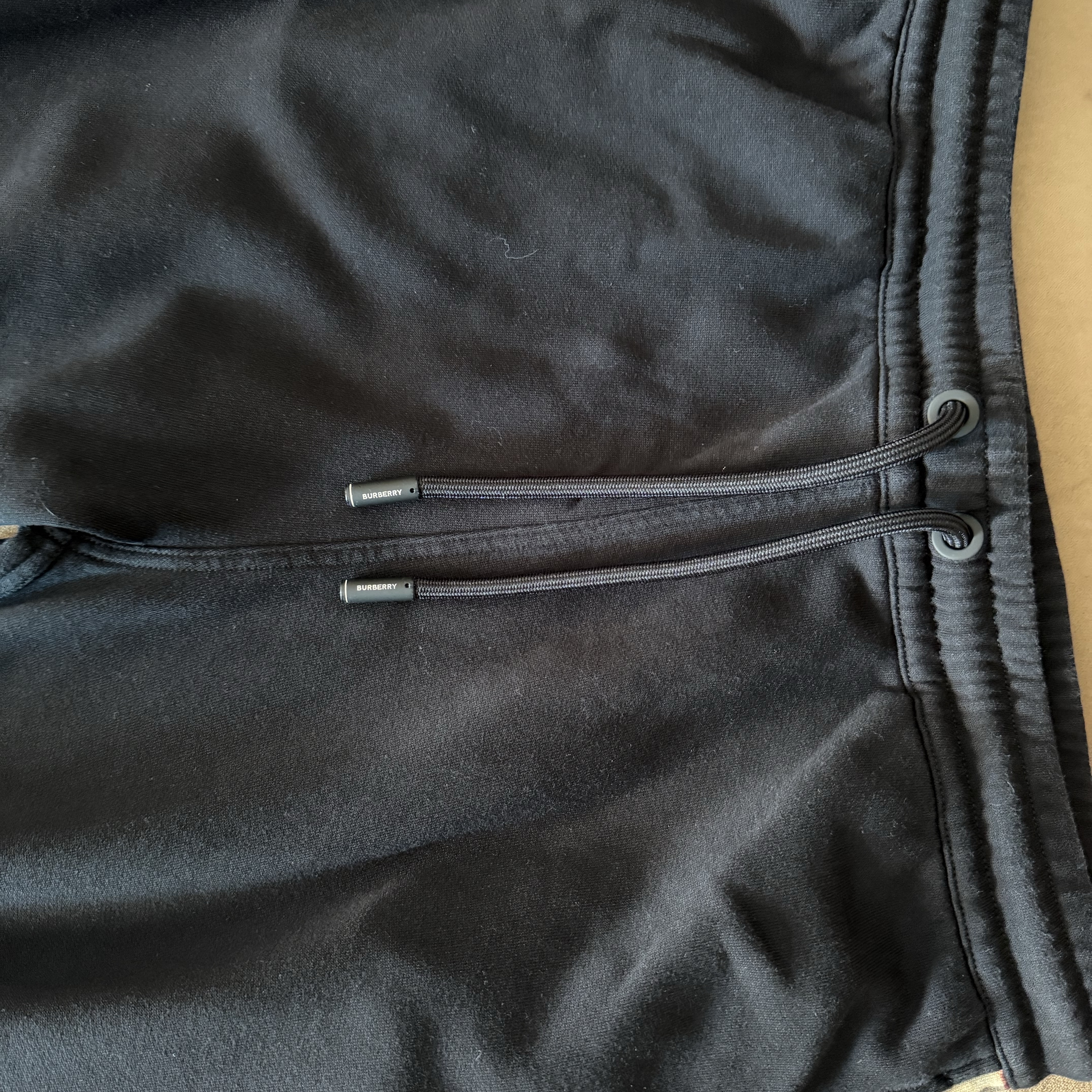 Burberry Sweatpants Black Cotton Very good condition - Inside View