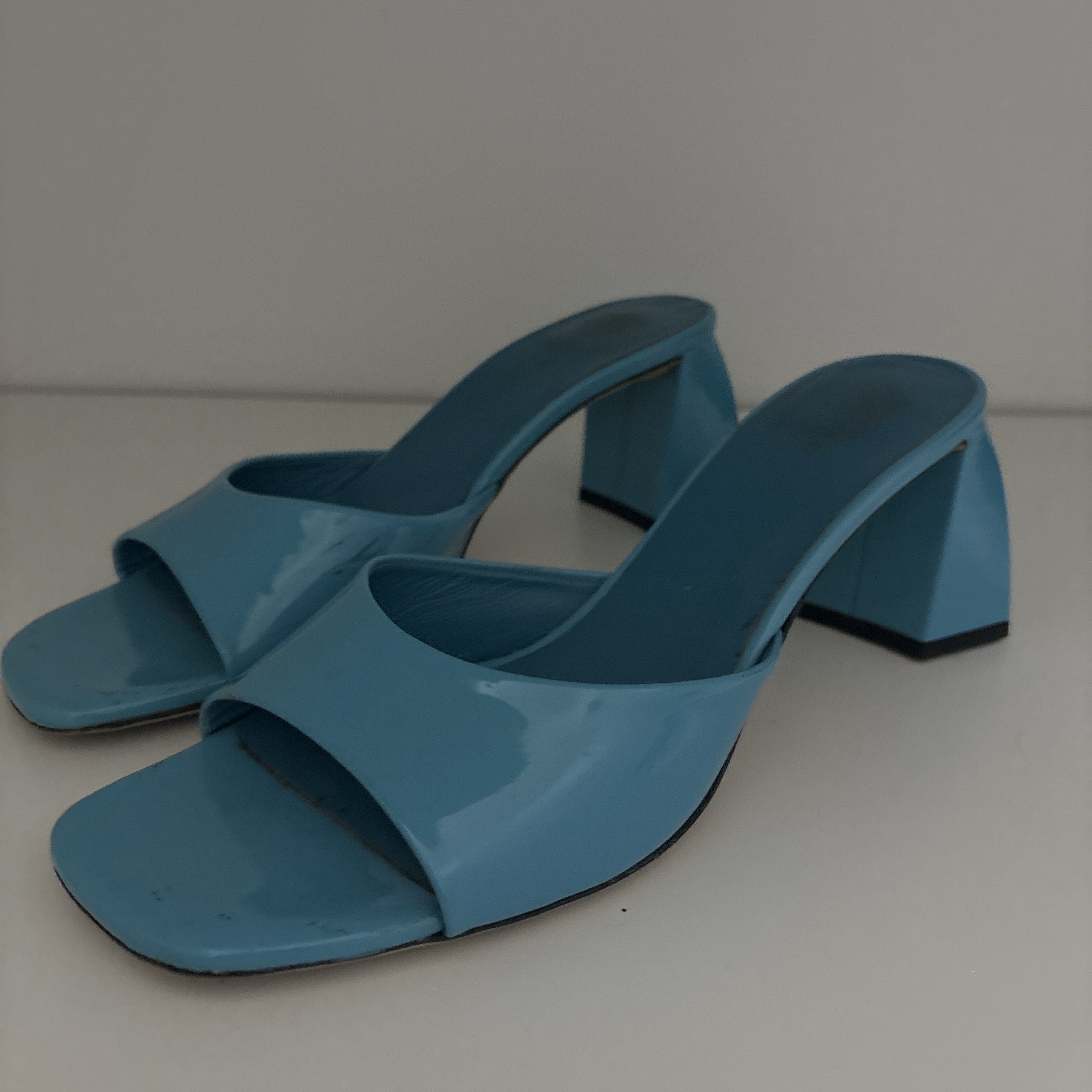 By Far Romy Aqua patent Leather Other Leather Very good condition - Model View