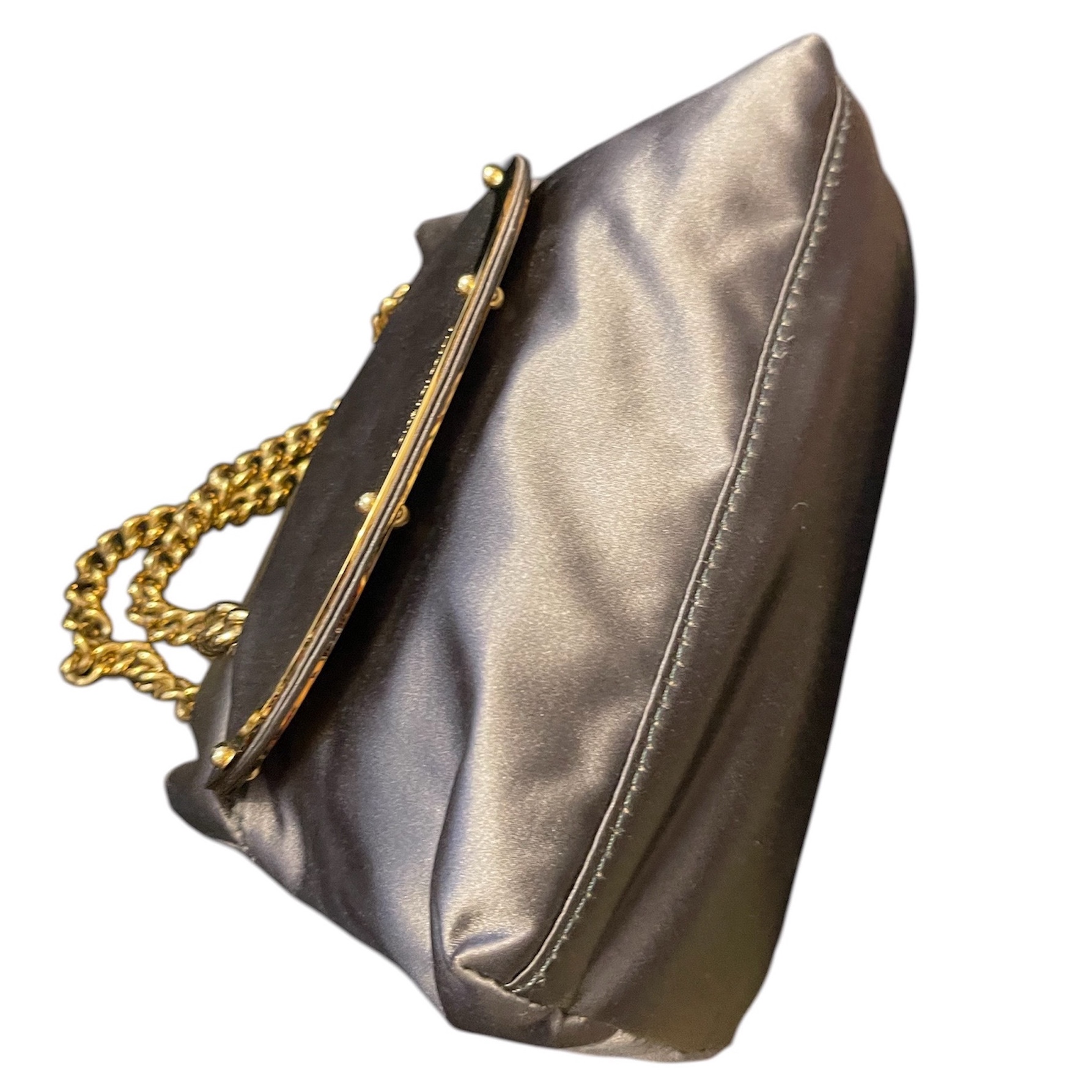Dolce & Gabbana Lady Camp Bag Metallic Satin Never worn - Model View