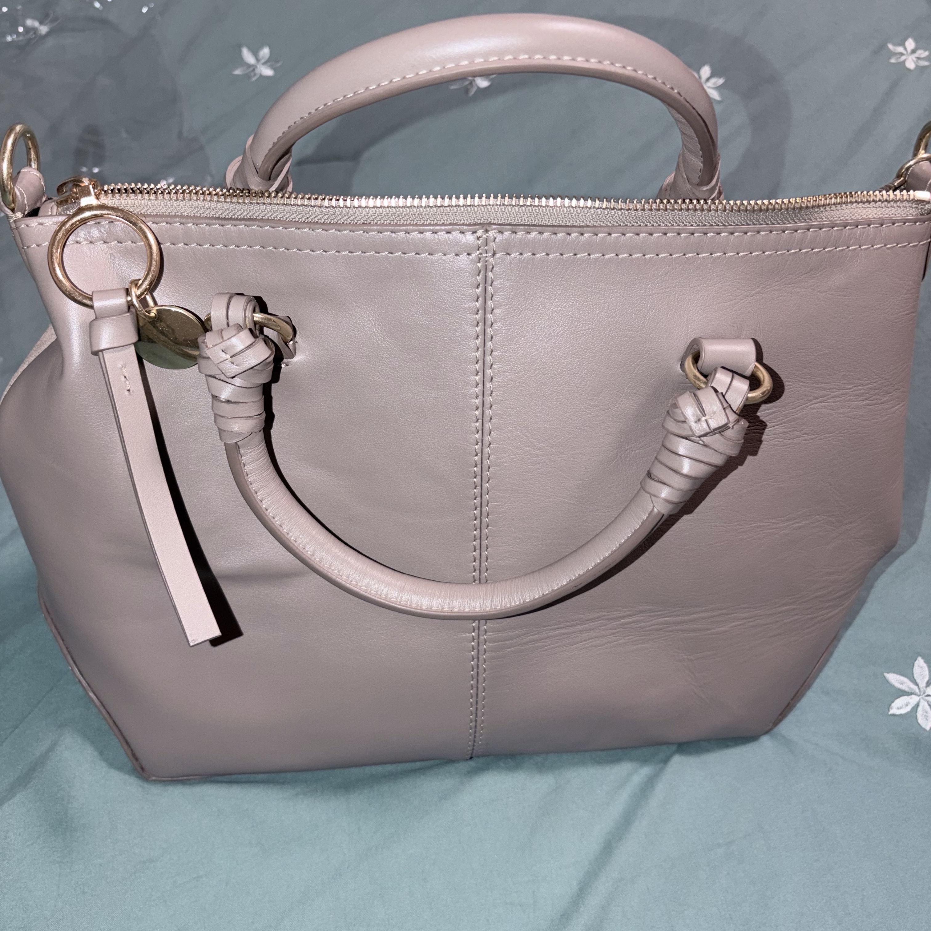 See by Chloé Tote Bag Metallic Leather Never worn - Back View