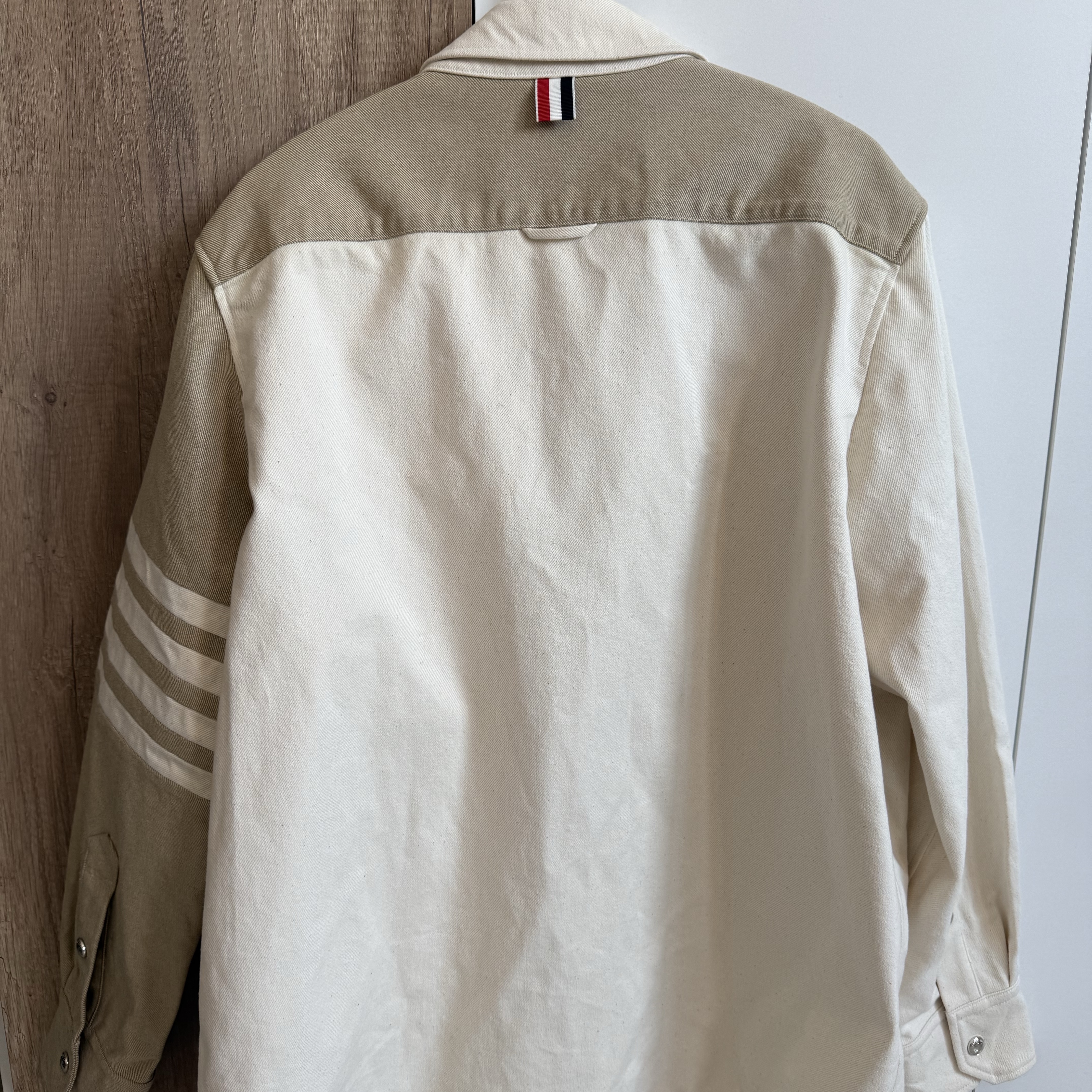 Thom Browne Jacket Beige Cotton Never worn - Back View