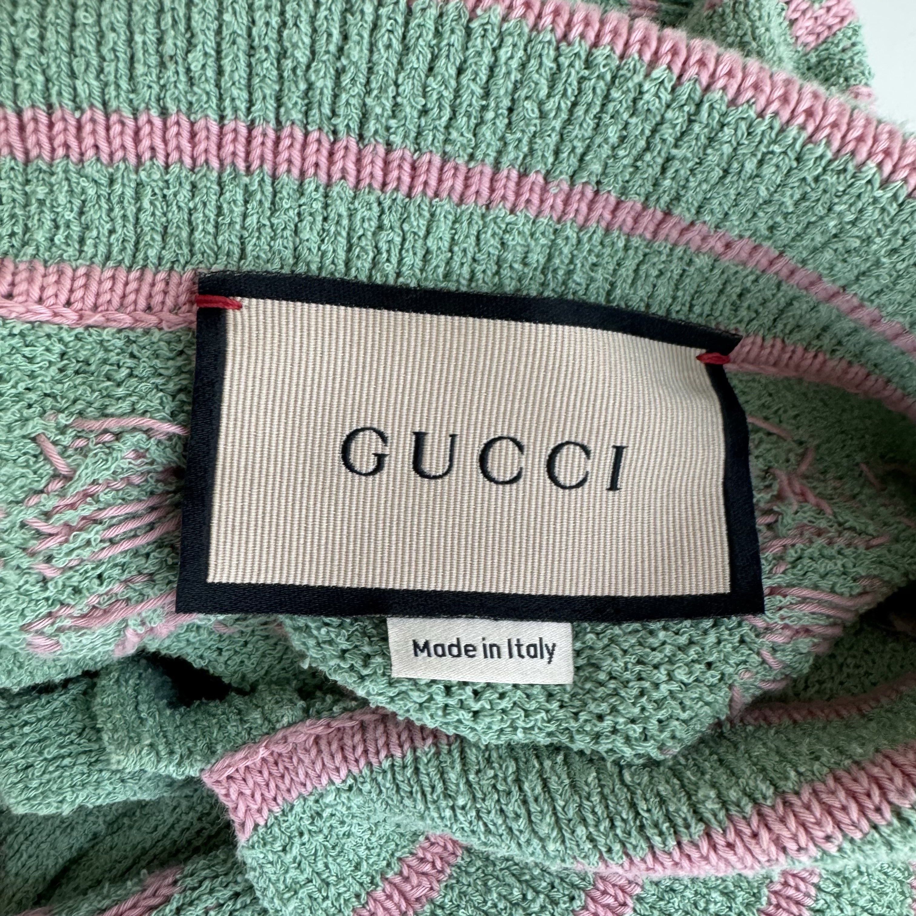 Gucci Polo Turquoise Never worn - Model View