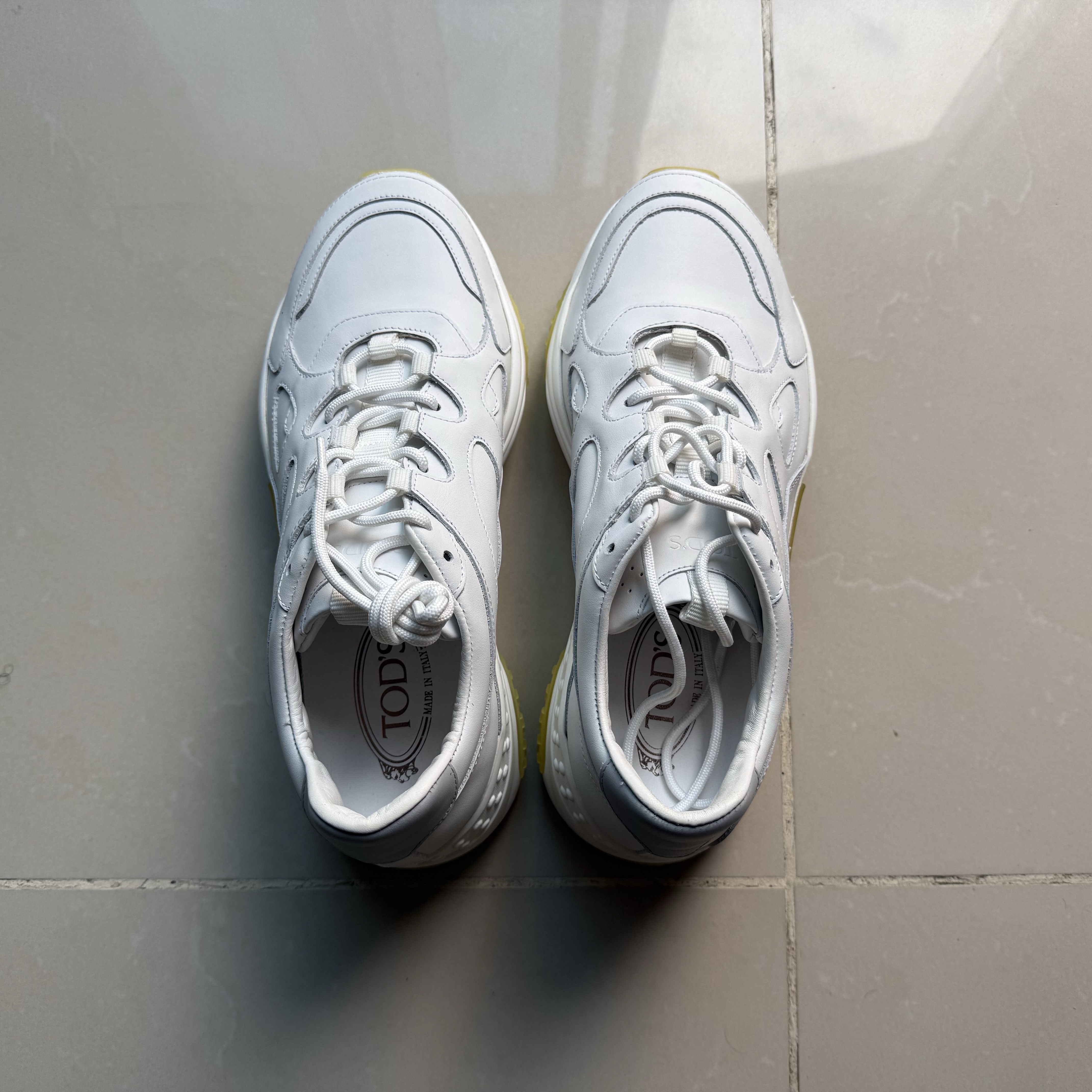 Tod's Tods Sneakers White Leather Never worn, with tag - Inside View