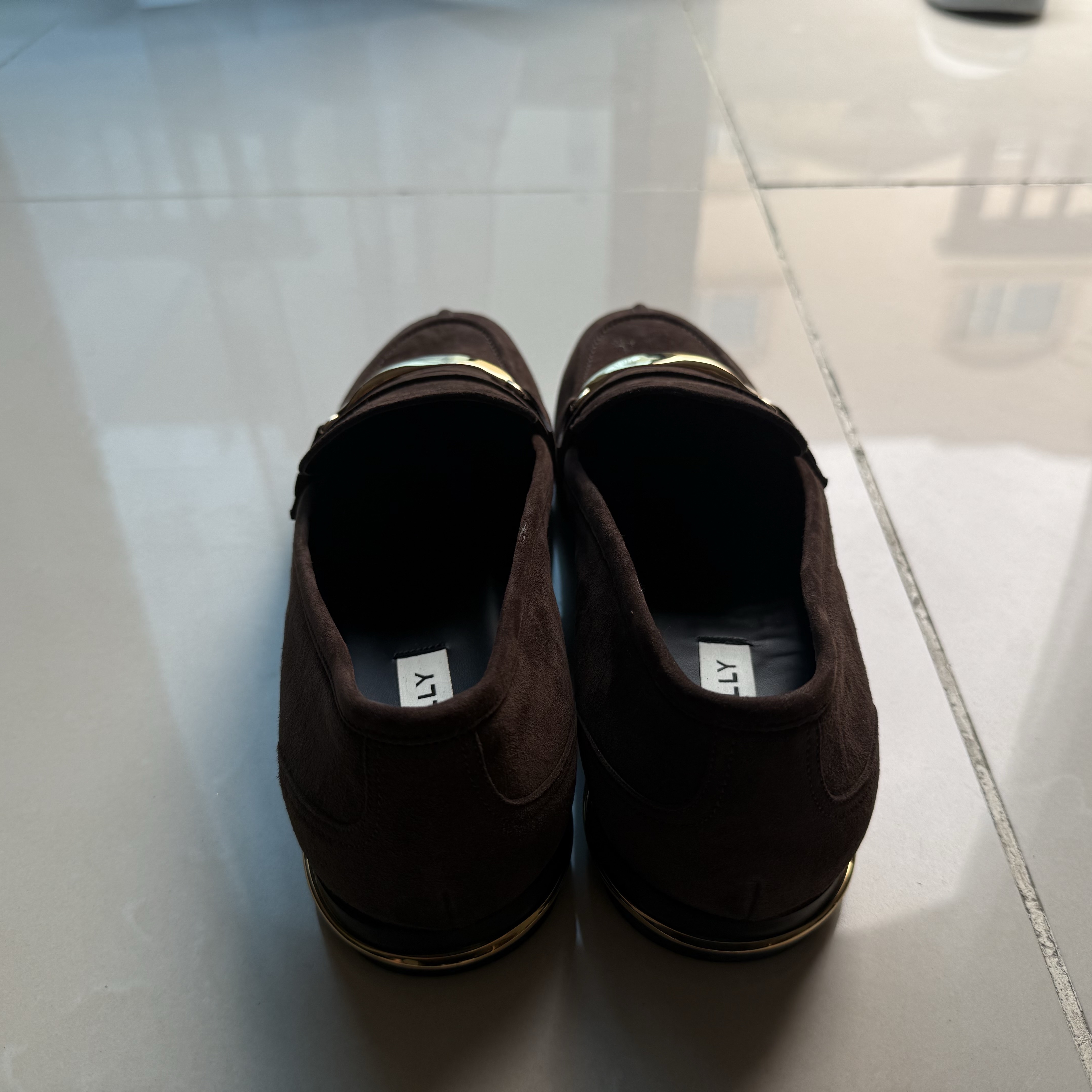 Bally Bally Loafers Brown Leather Never worn, with tag - Back View