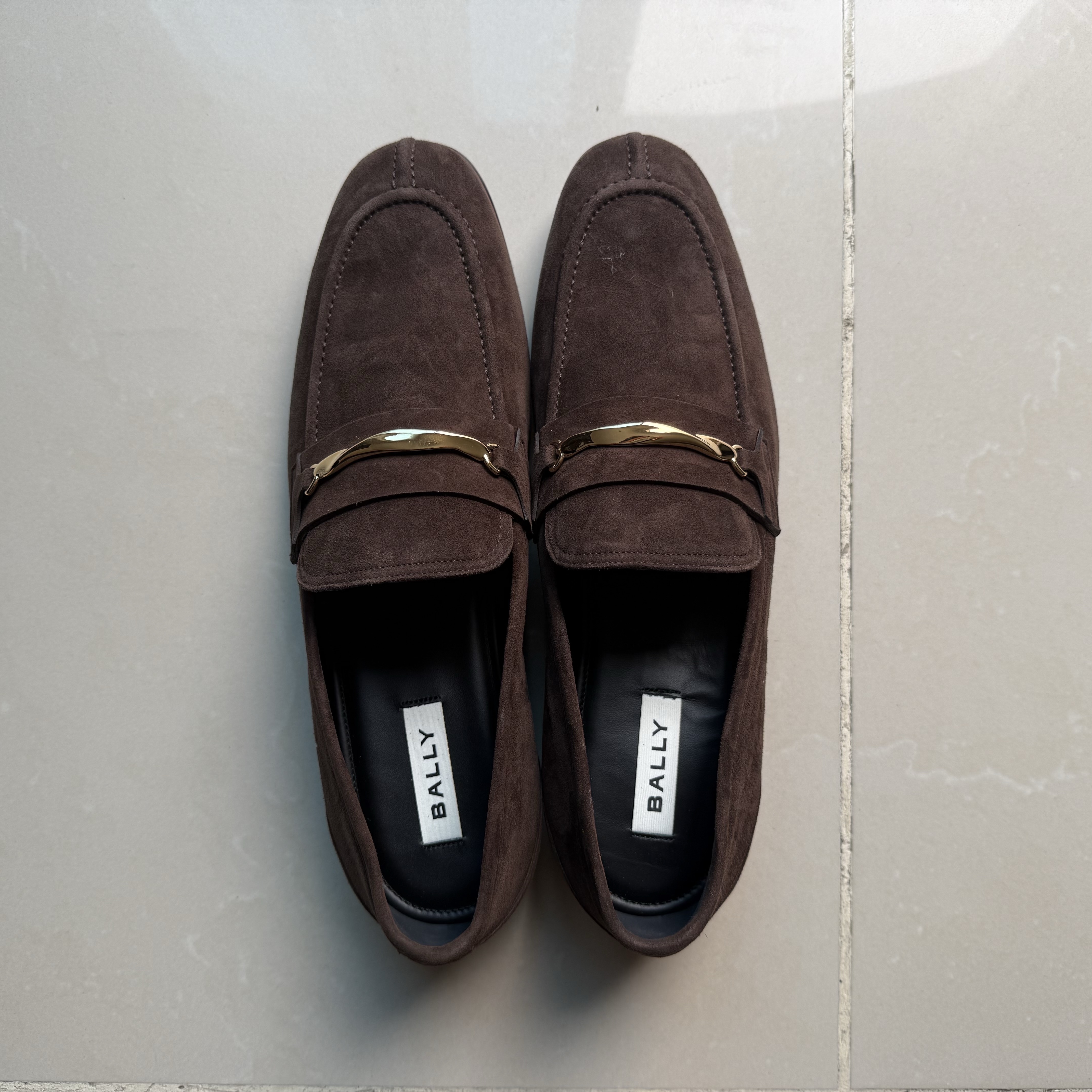 Bally Bally Loafers Brown Leather Never worn, with tag - Inside View