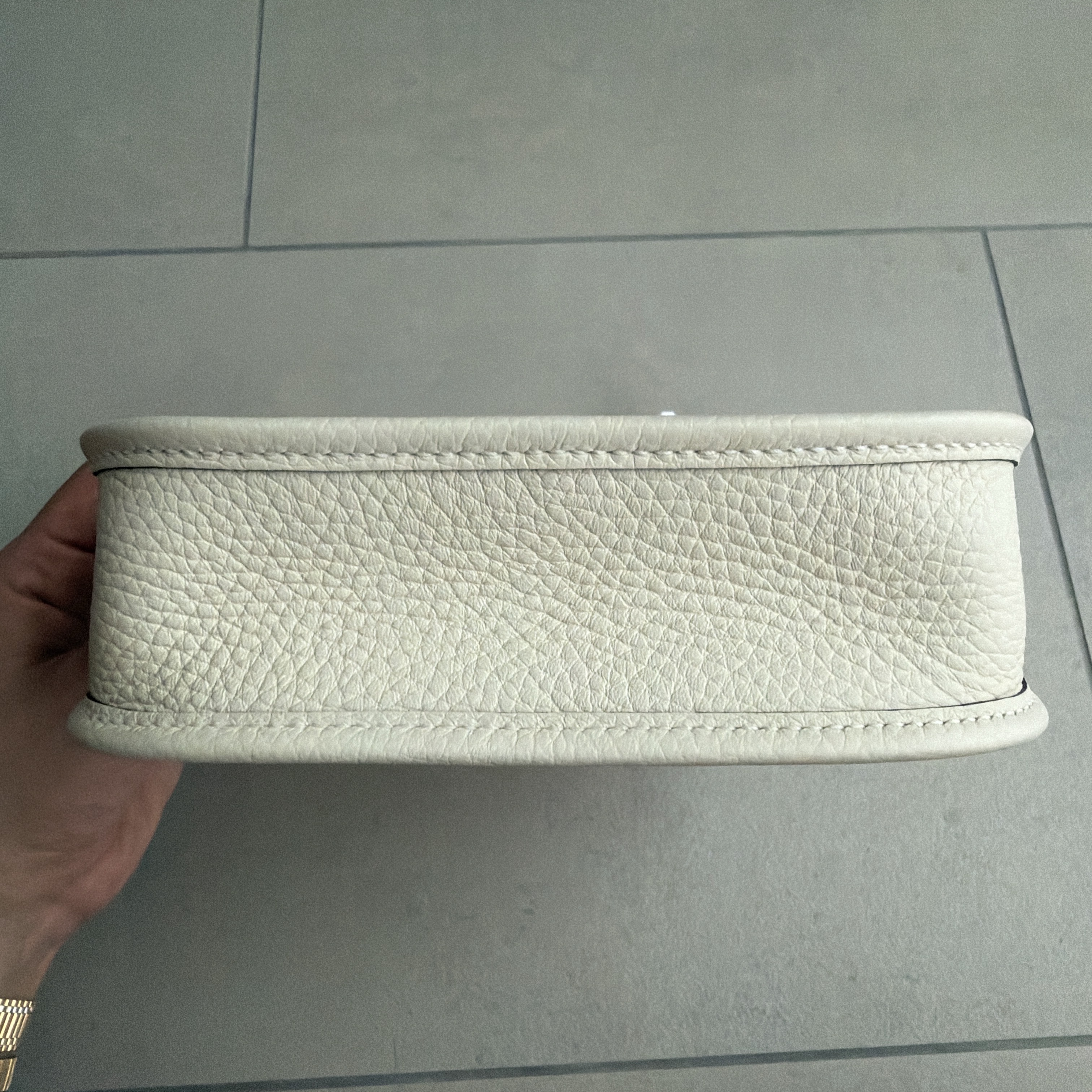 Hermès Hermes original leather bag Beige Leather Never worn - Inside View