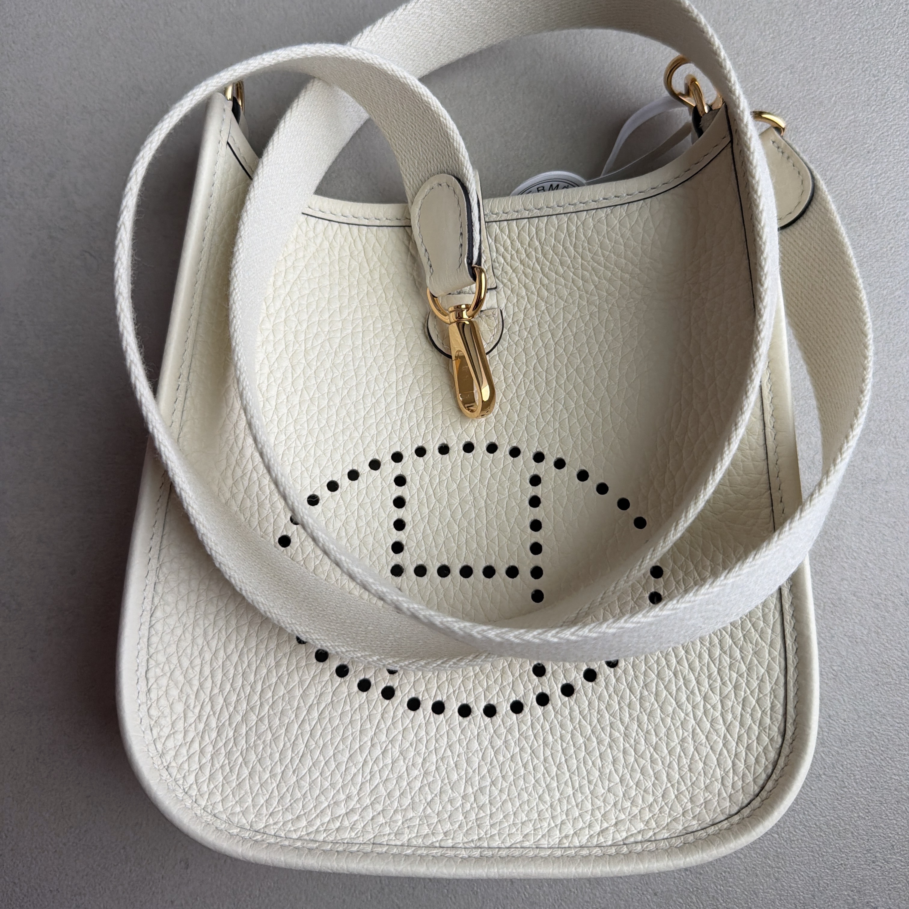 Hermès Hermes original leather bag Beige Leather Never worn - Box View