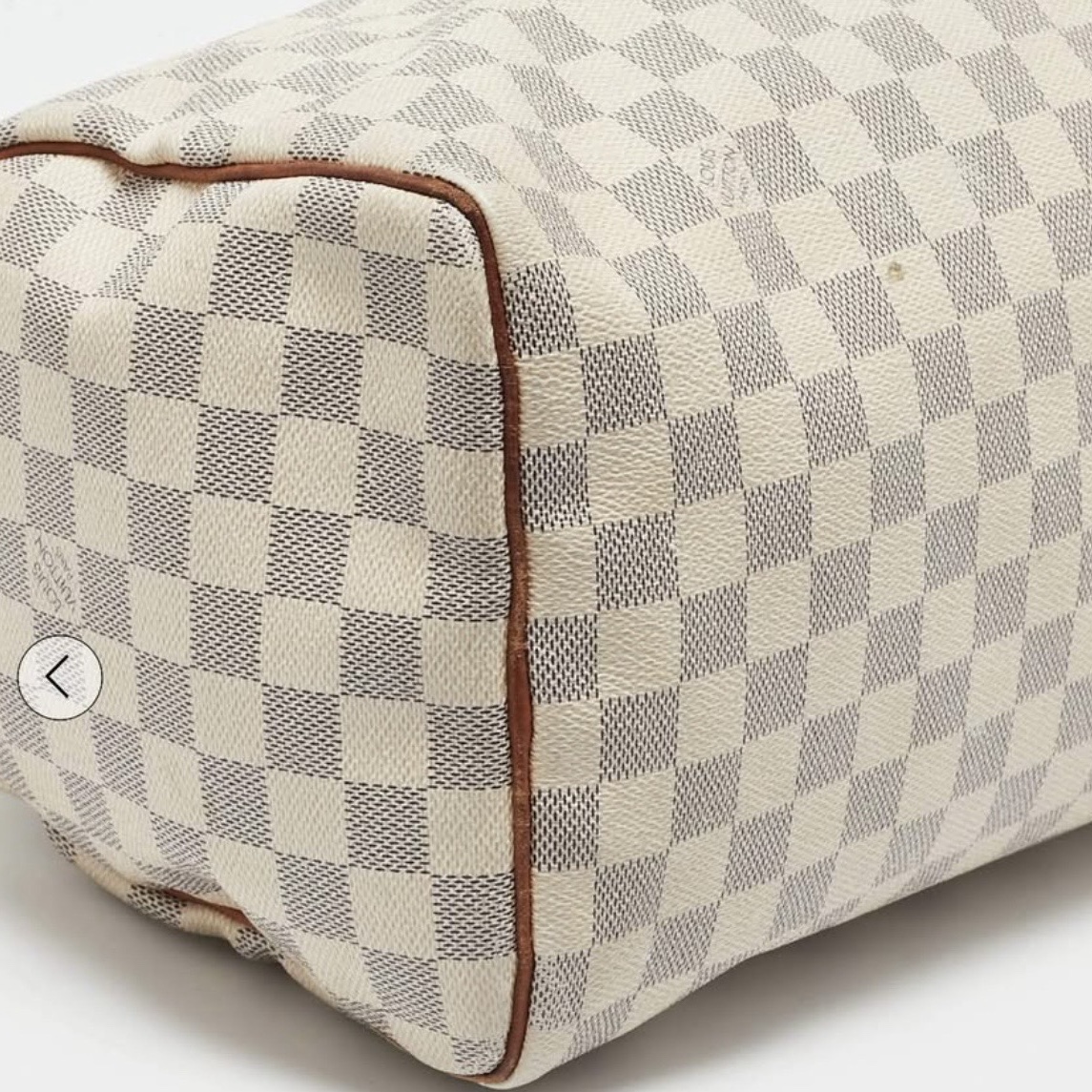 Louis Vuitton Azur Speedy 30 White Canvas Good condition - Inside View