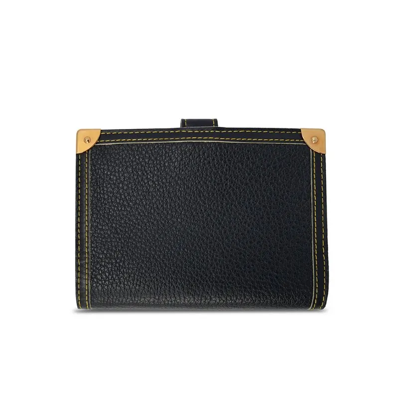 Louis Vuitton PM Suhali Agenda Black Leather Good - Back View