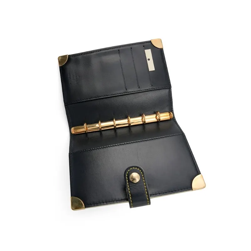 Louis Vuitton PM Suhali Agenda Black Leather Good - Inside View
