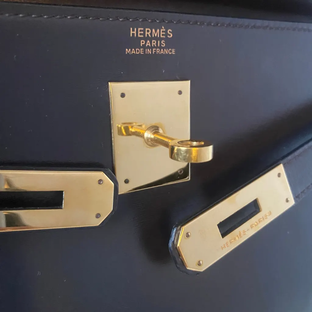 Hermès Kelly 32 Brown Box Brown Leather Good - Box View
