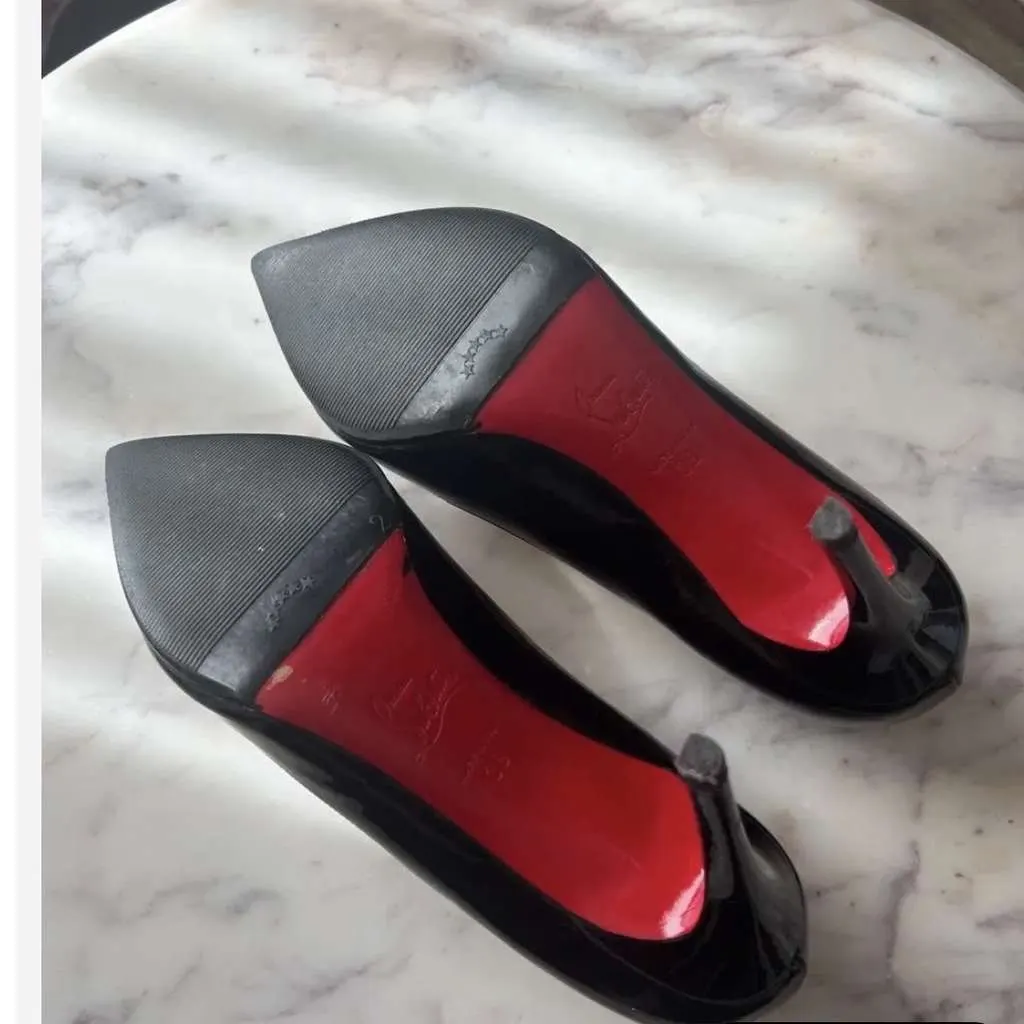 Christian Louboutin Heeled Pumps Black Black Leather Very good - Inside View