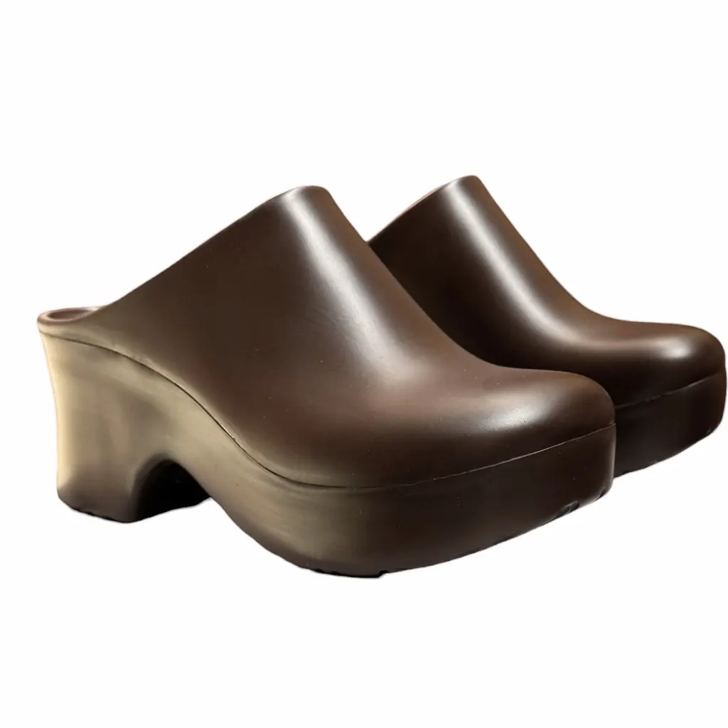 Loewe Loewe Terra Foam Clog Brown Rubber Never worn, with tag - Front View