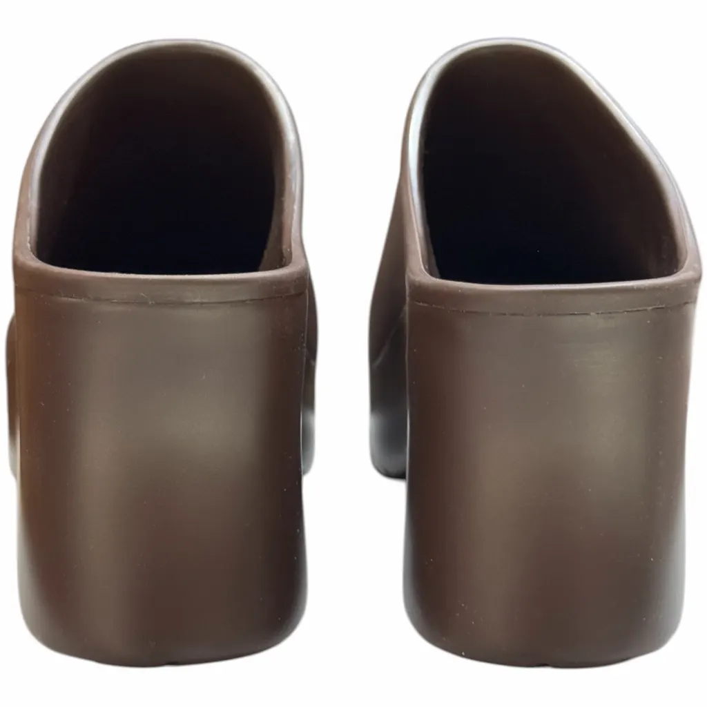 Loewe Loewe Terra Foam Clog Brown Rubber Never worn, with tag - Back View