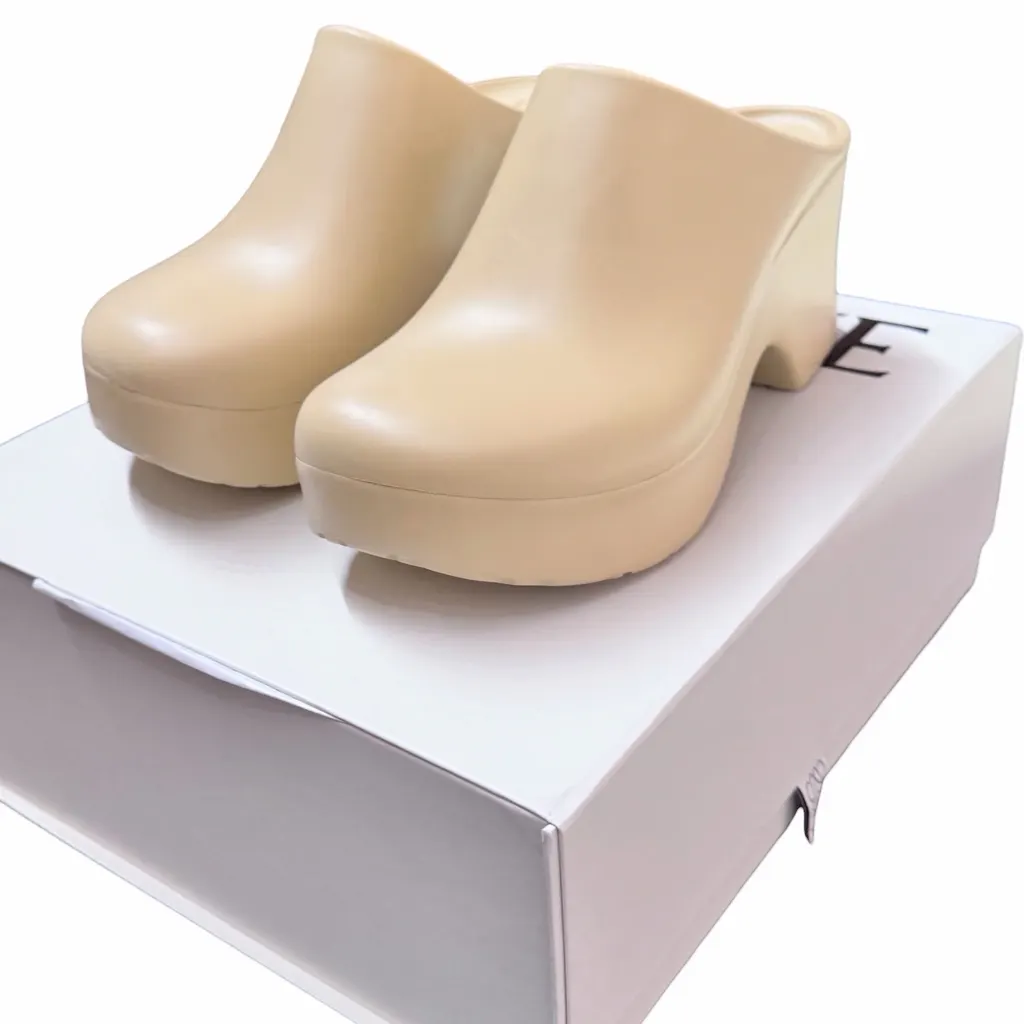 Loewe Loewe Terra Foam Clog Beige Rubber Never worn, with tag - Inside View