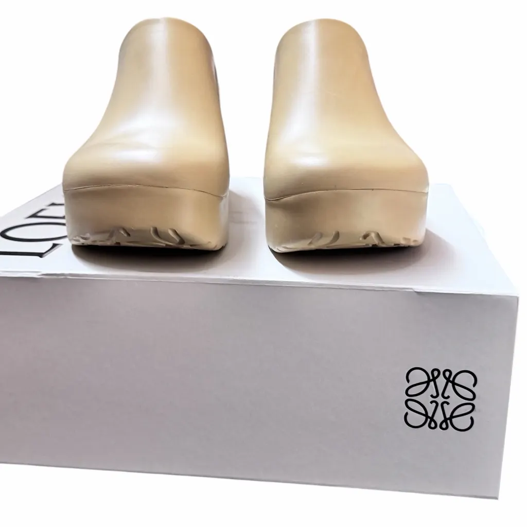 Loewe Loewe Terra Foam Clog Beige Rubber Never worn, with tag - Box View