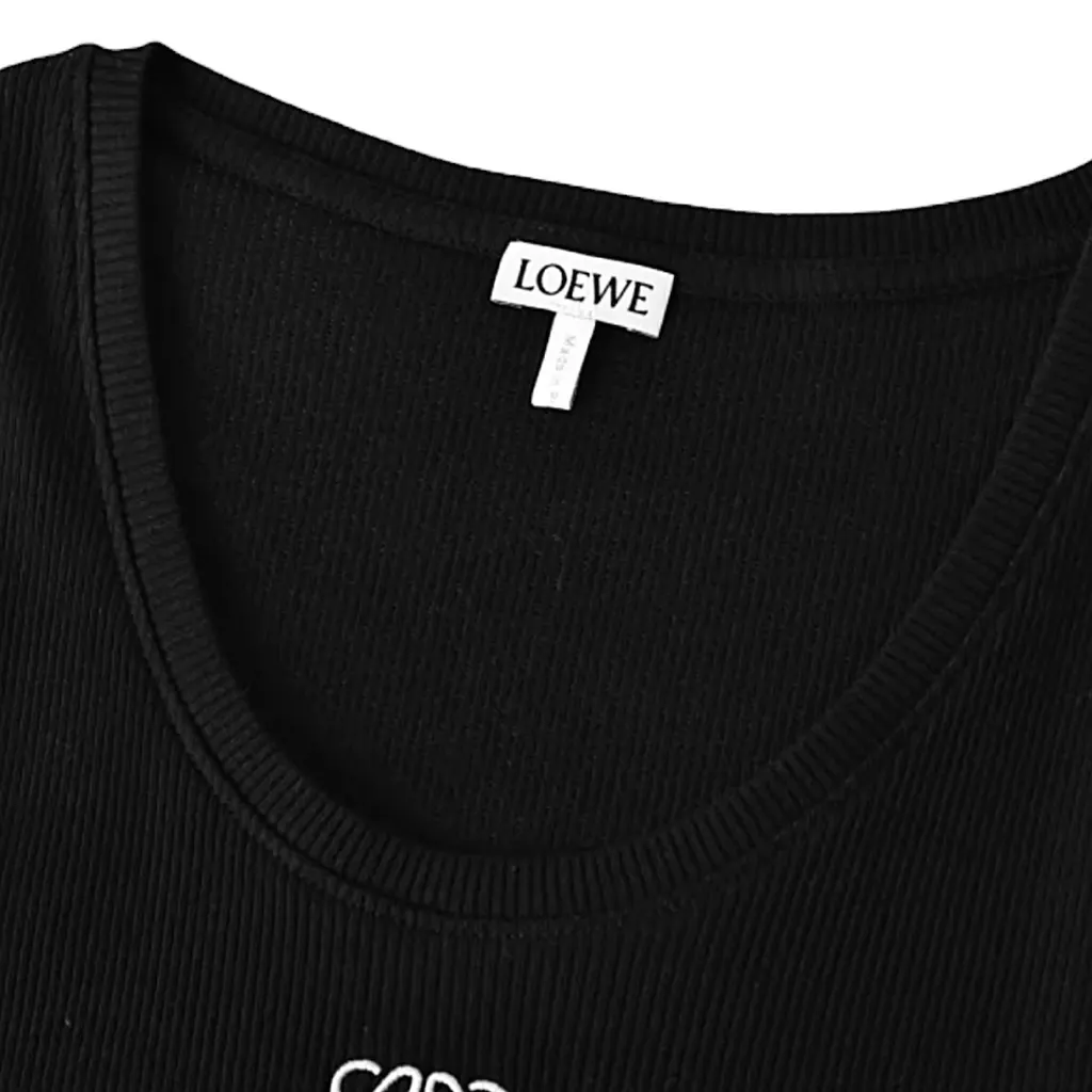 Loewe Loewe X Anagram Cropped Black Cotton Never worn, with tag - Inside View