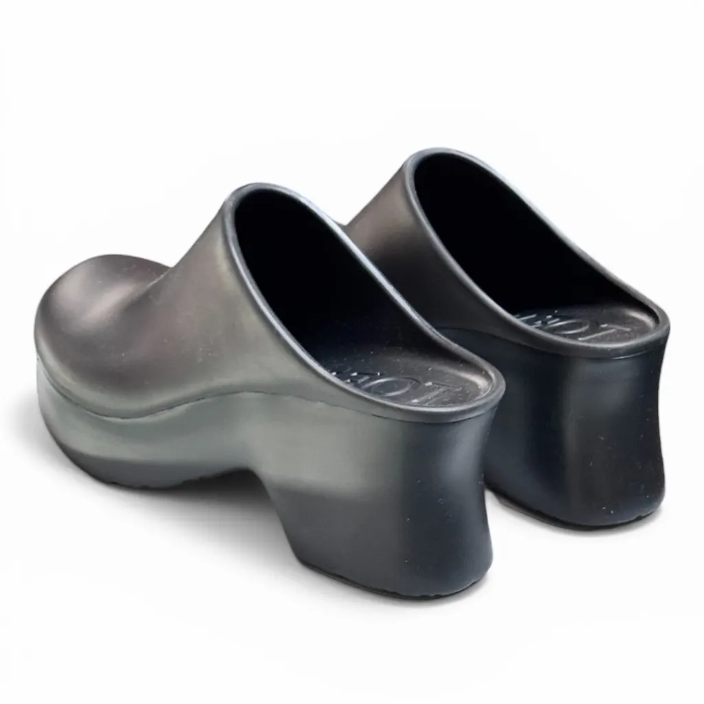 Loewe Loewe Terra Foam Clog Black Rubber Never worn, with tag - Back View