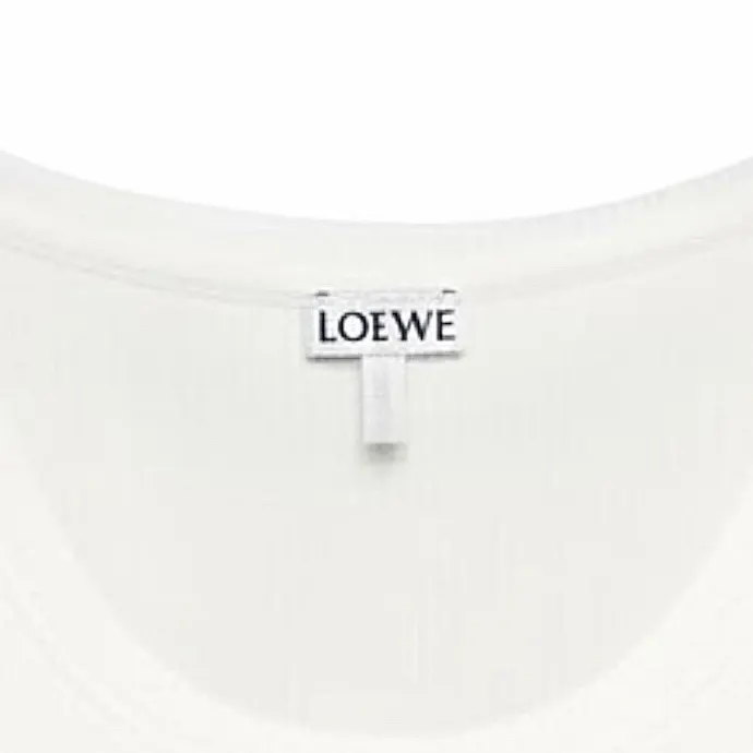 Loewe Loewe X Anagram Cropped White Cotton Never worn, with tag - Inside View