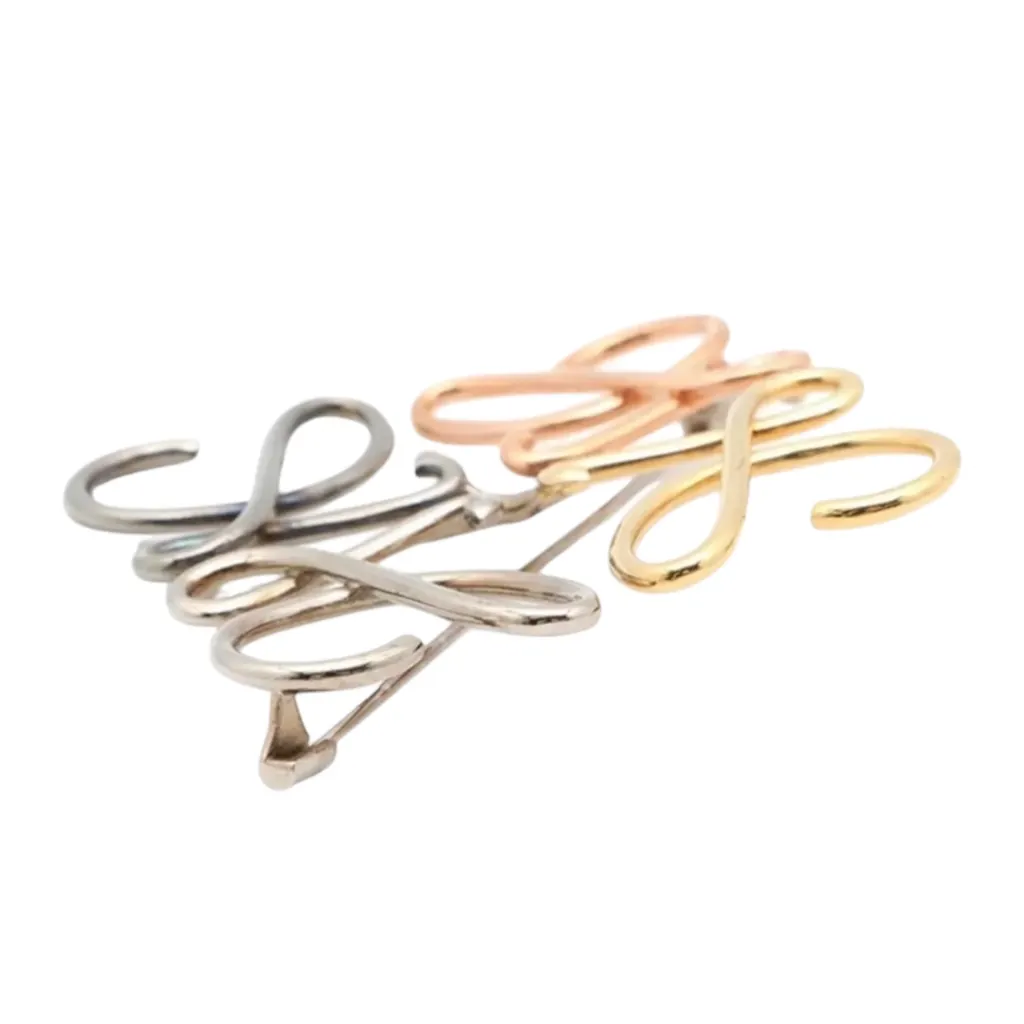 Loewe Loewe X Anagram Brooch Beige Stainless steel Never worn, with tag - Inside View